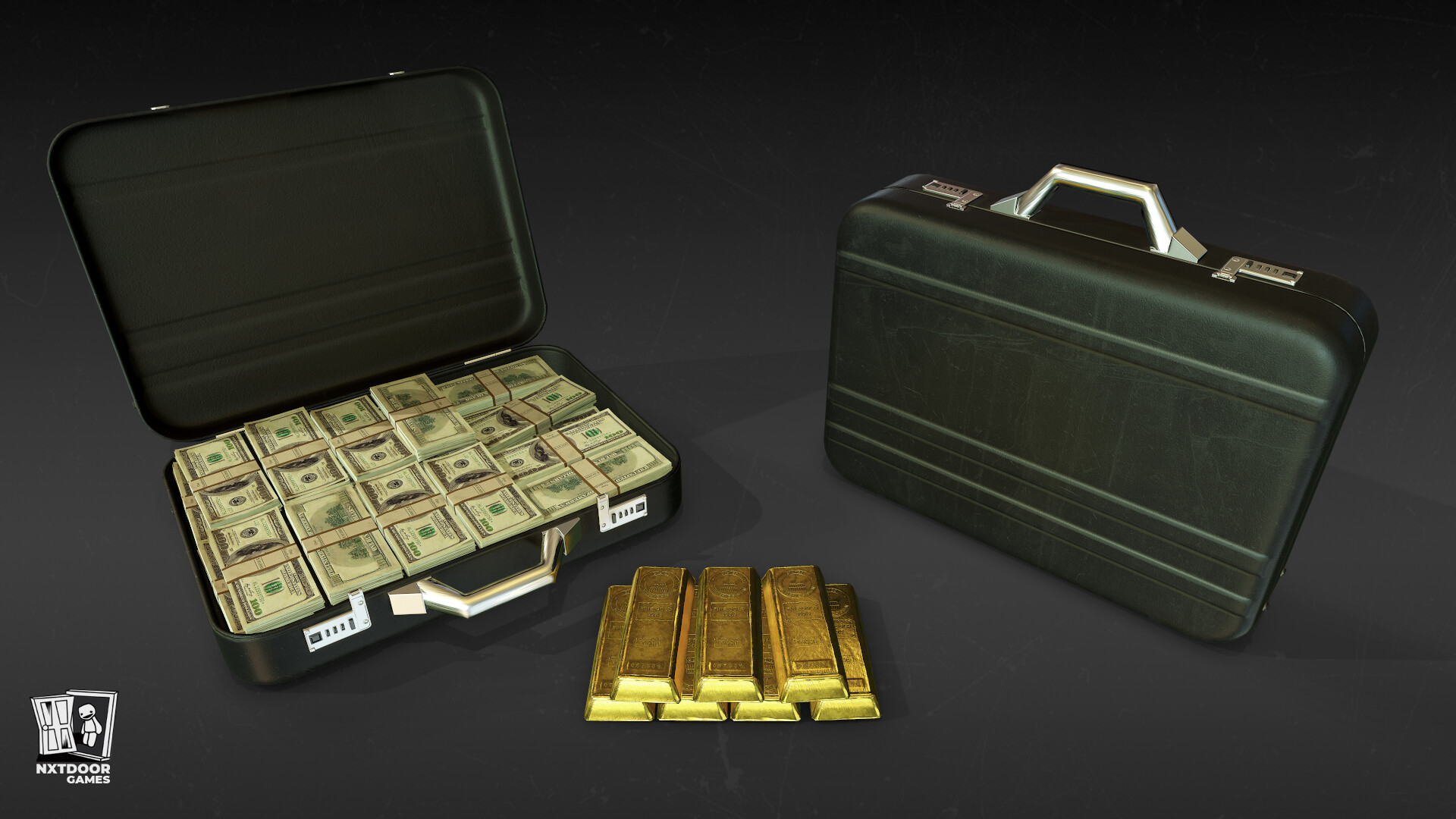 ArtStation - In-game assets Money Bag for POLYSQUID Studio