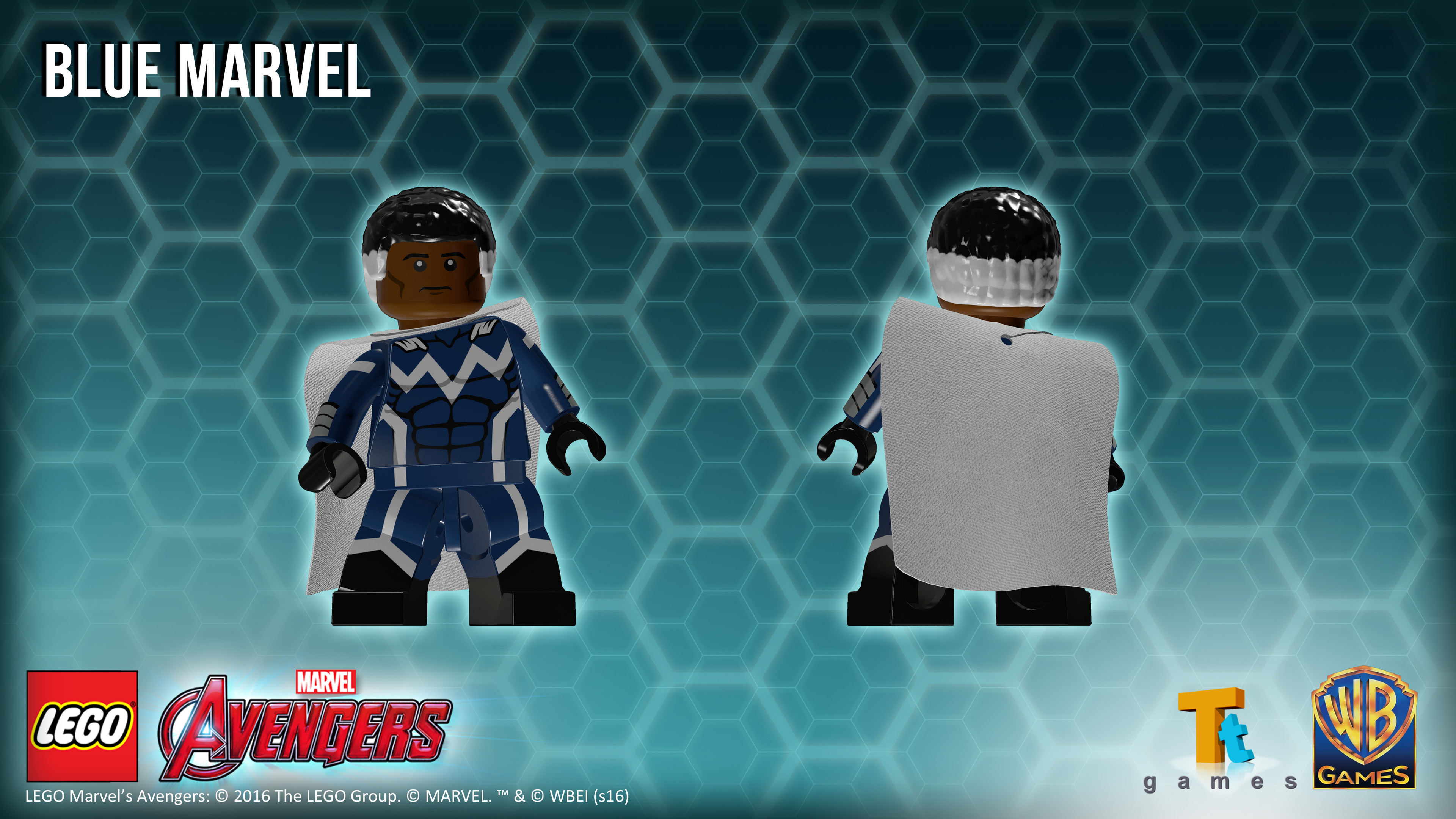 lego blue marvel