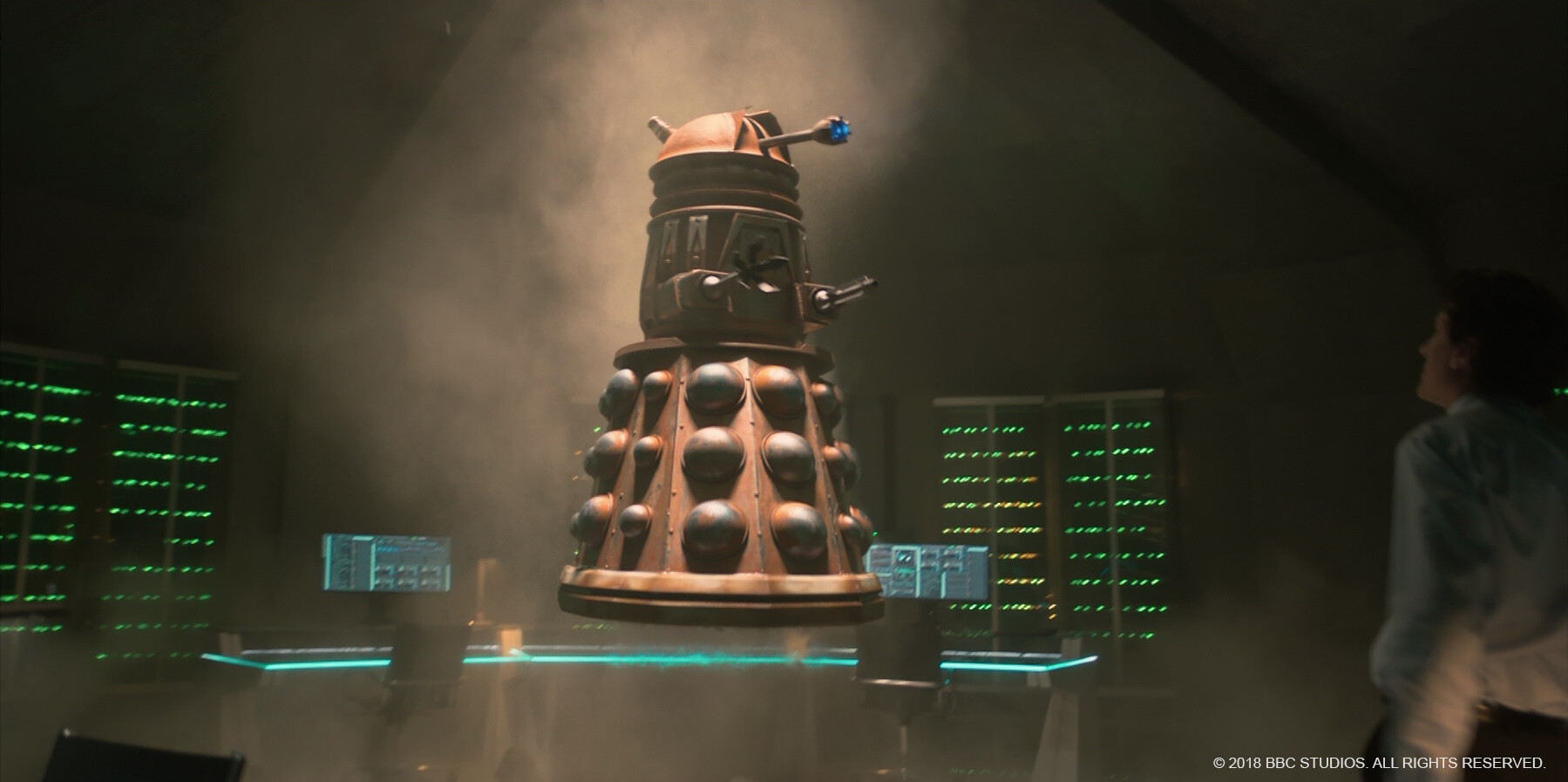 Dalek - texturing, shading and shot lighting.