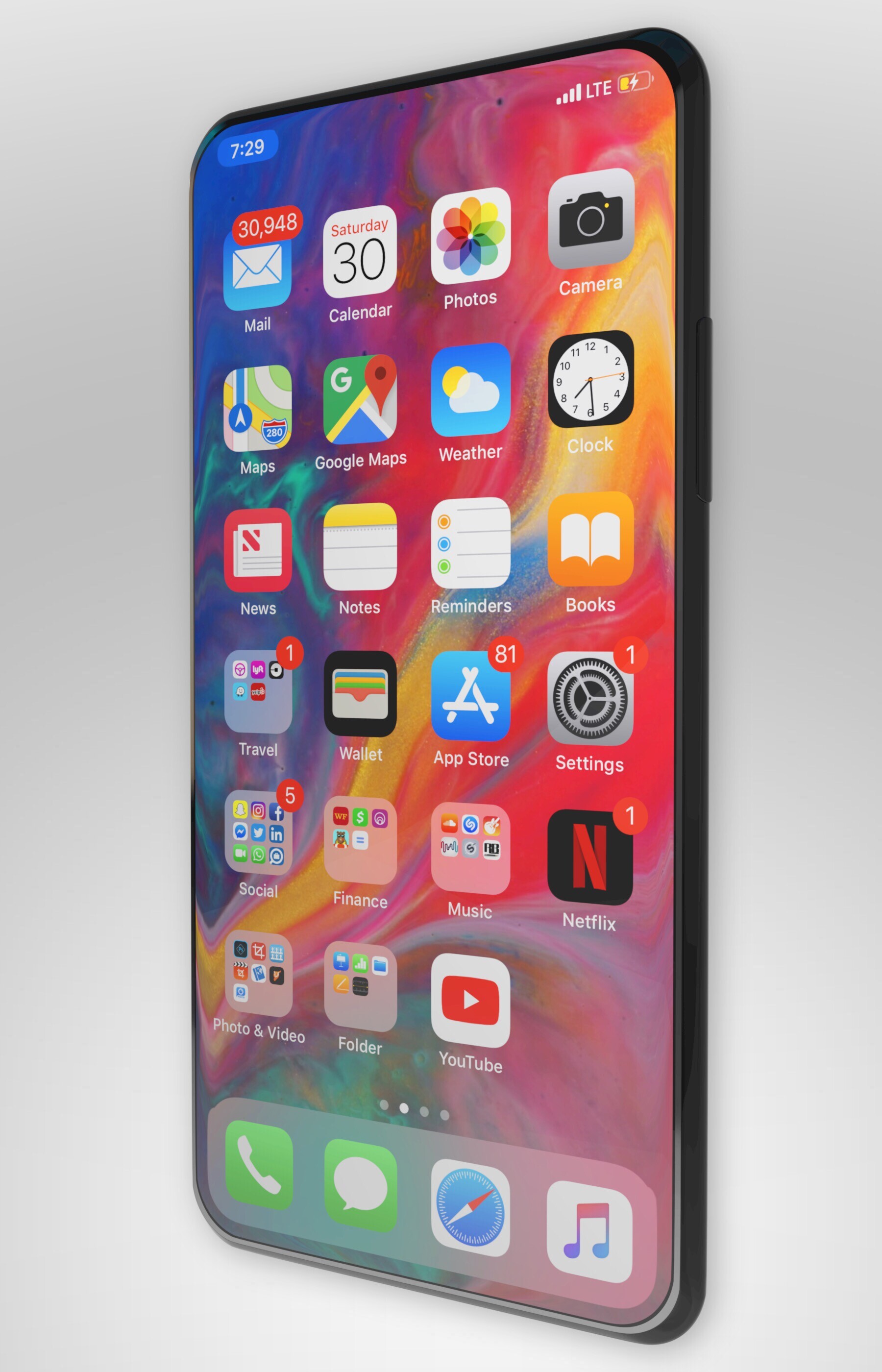 Zaid Smair Iphone 3d Model Render