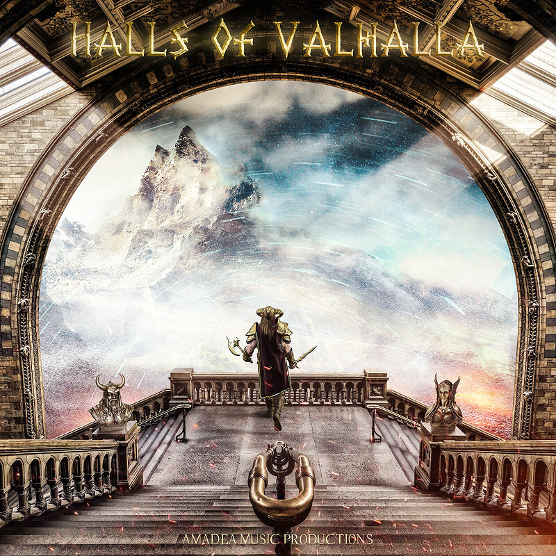 🔴 3D Album cover "Halls of Valhalla"