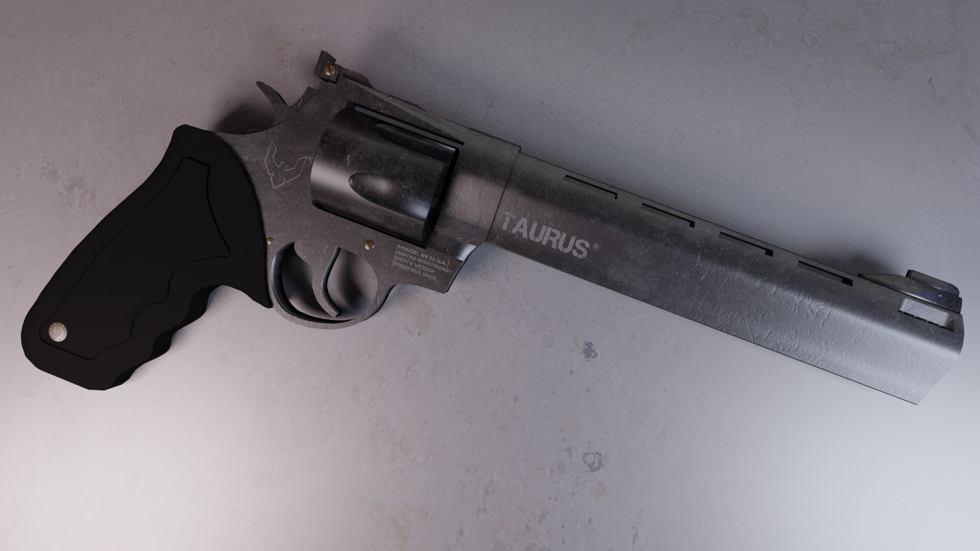 ArtStation - Revolver in Blender