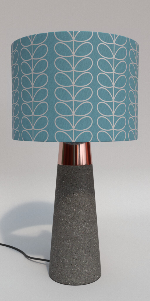 Jay Carter Concrete Copper Lamp When the concrete is ready, take off the form from the lamp foot cutting the packaging. jay carter concrete copper lamp