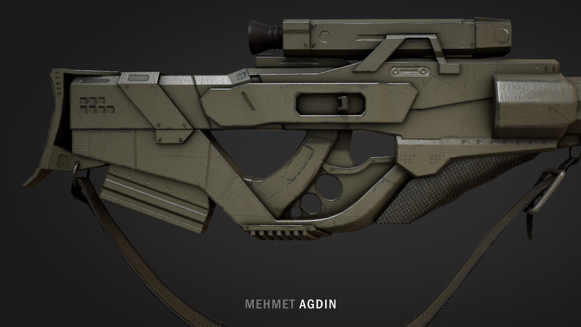 artstation 3d weapon design silah