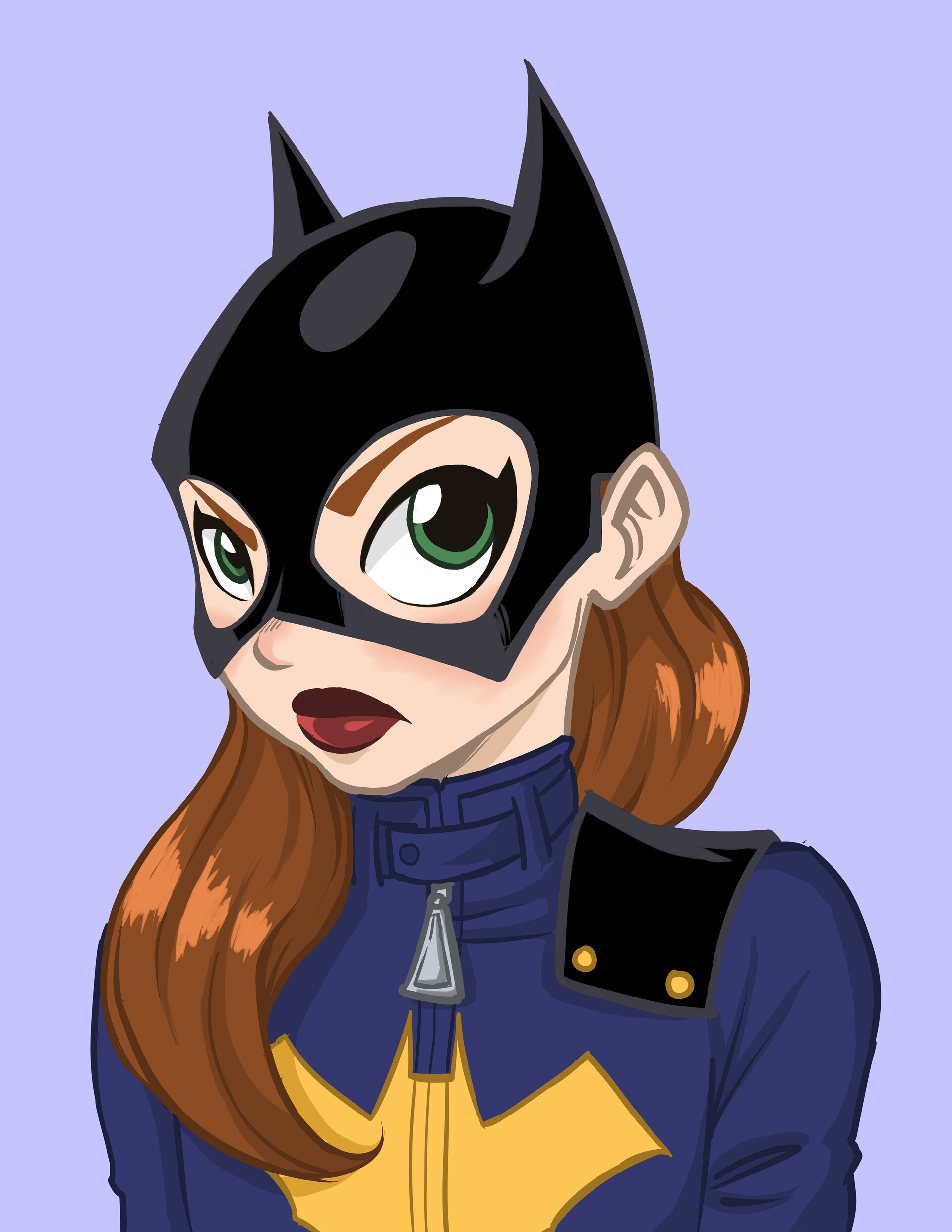 Barbara Gordon aka Batgirl fan art.