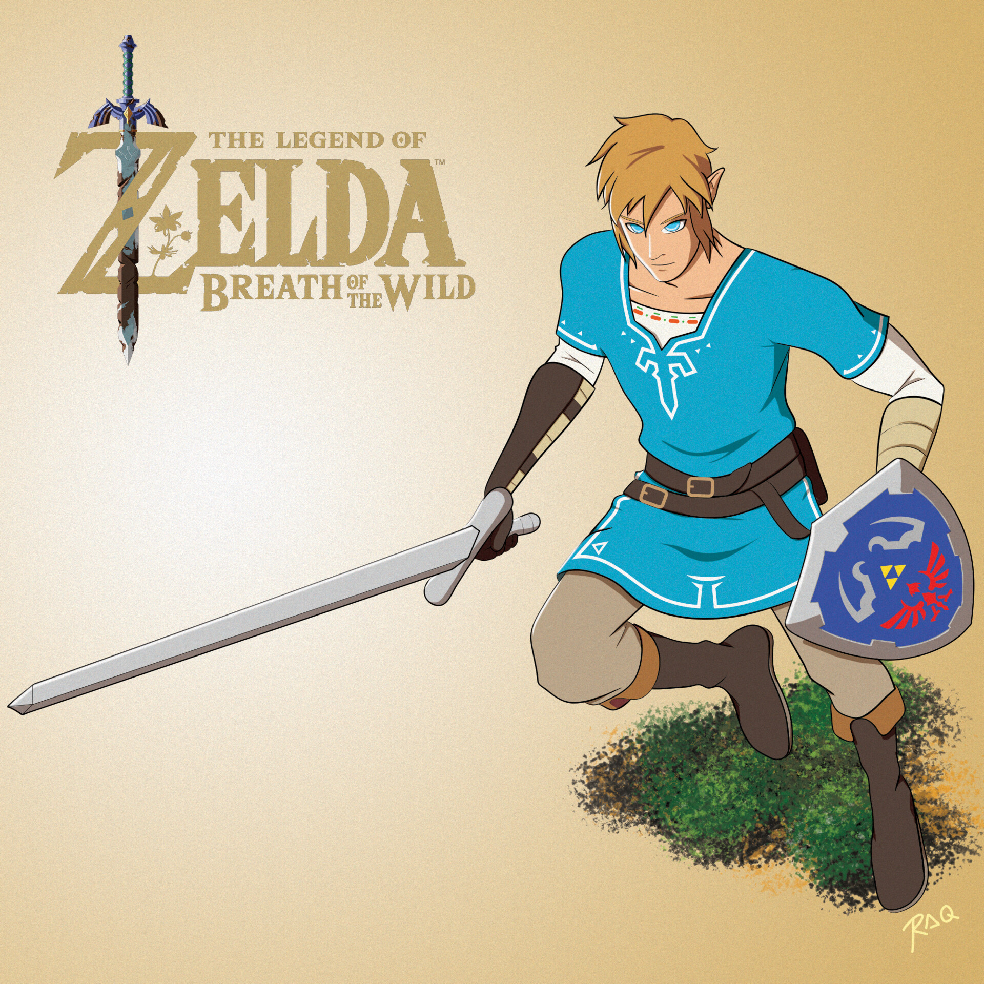 ArtStation - Link (The Legend of Zelda: Breath of the Wild)