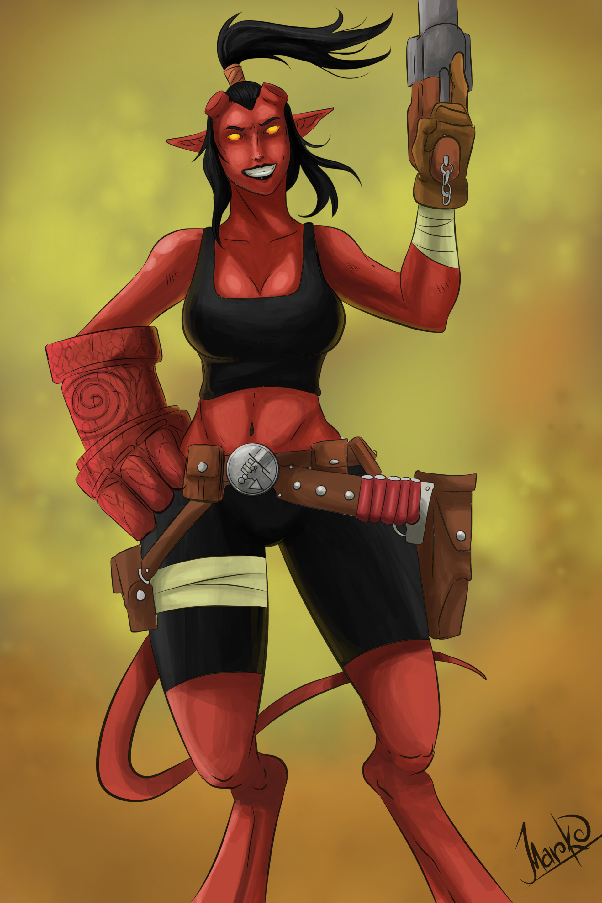 Markoriginals . - HELL GIRL
