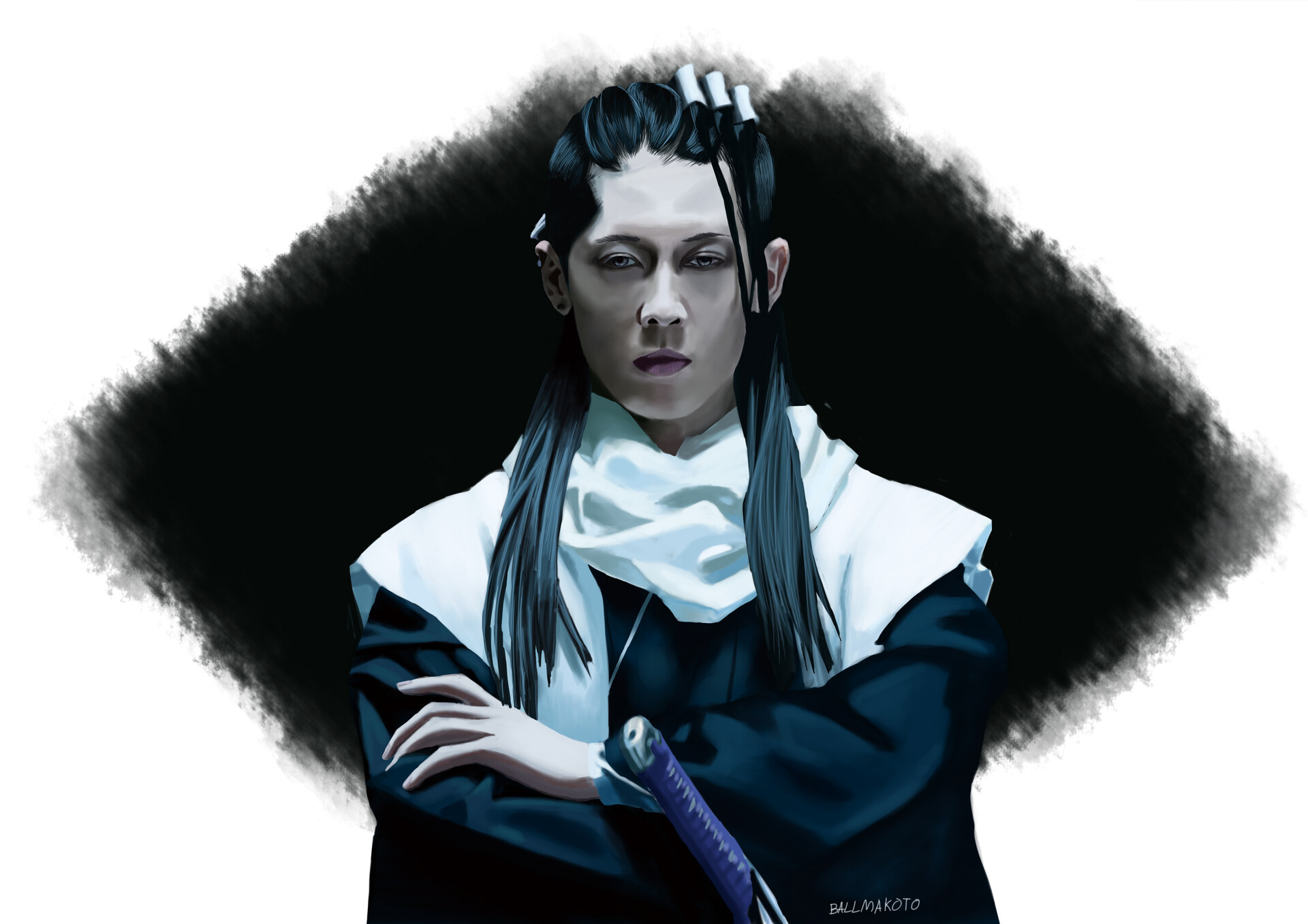 ArtStation Byakuya Kuchiki Bleach LiveAction