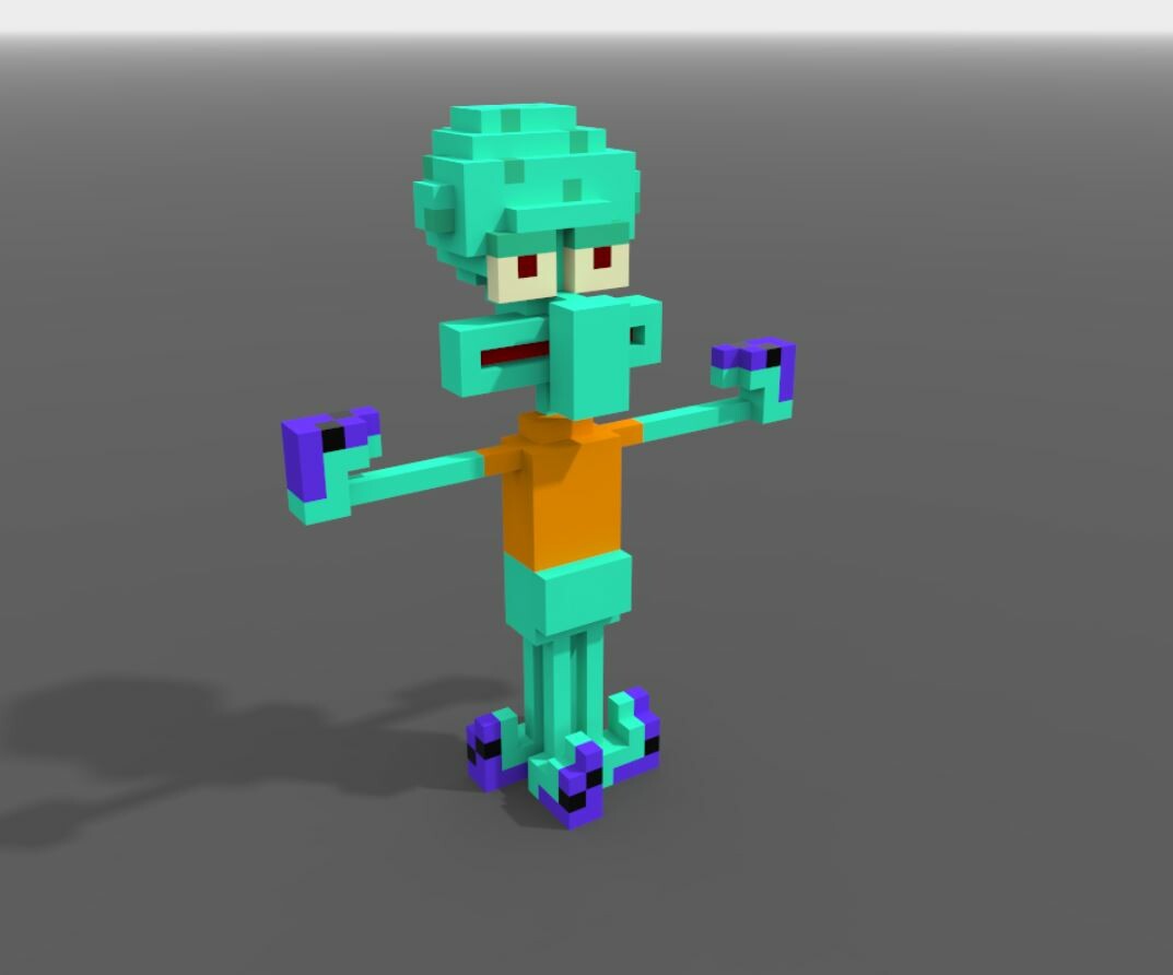 Artstation Squidward Quincy Tentacles