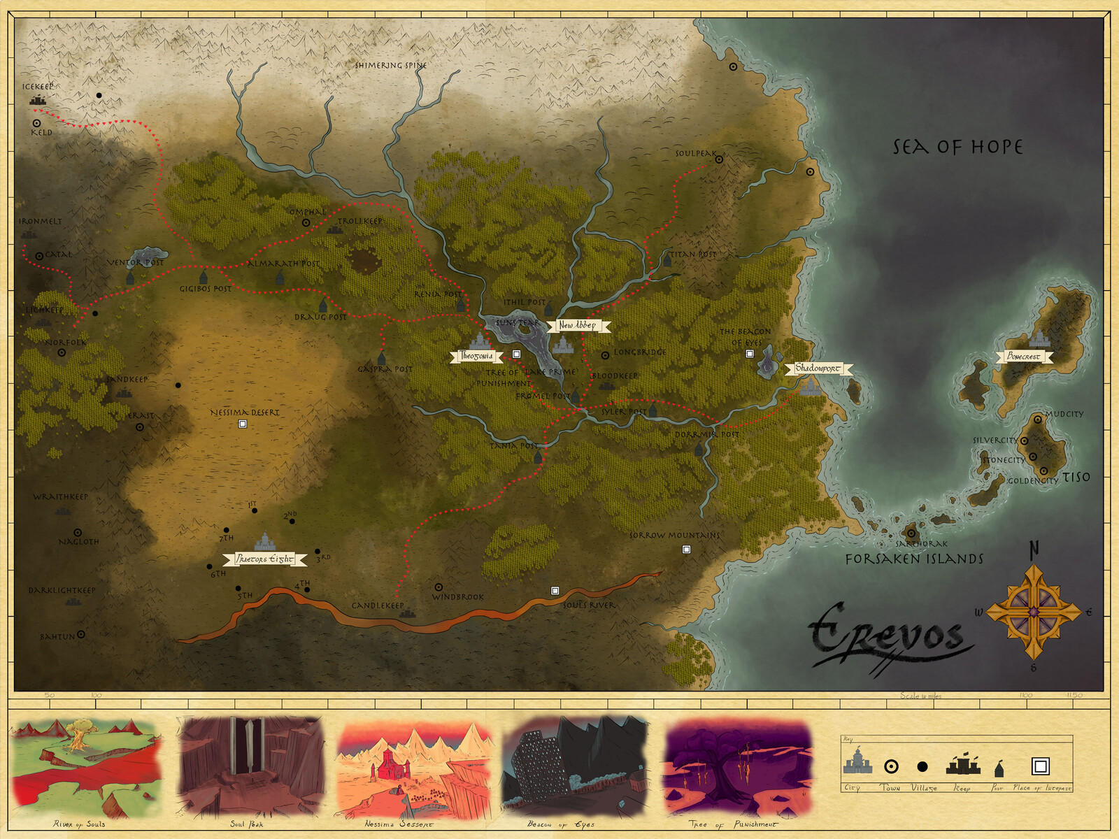 Everos Game Map