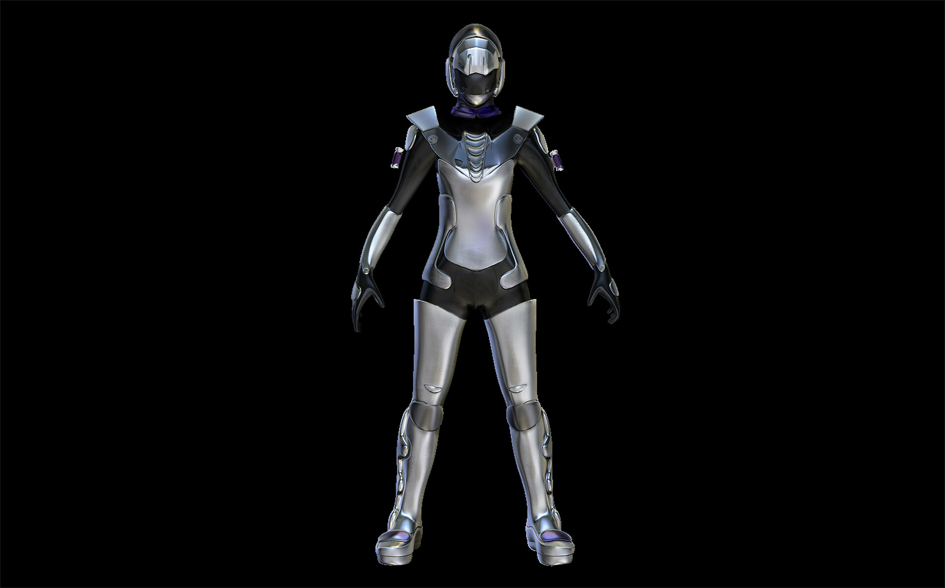 Artstation Concept And 3d Models Of Sci Fi Soldier And Motorbike