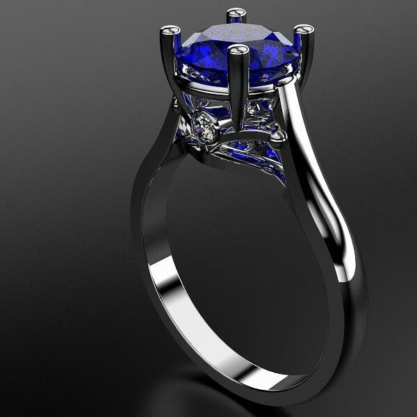 ArtStation - Sapphire and Diamond with Chevron Accents