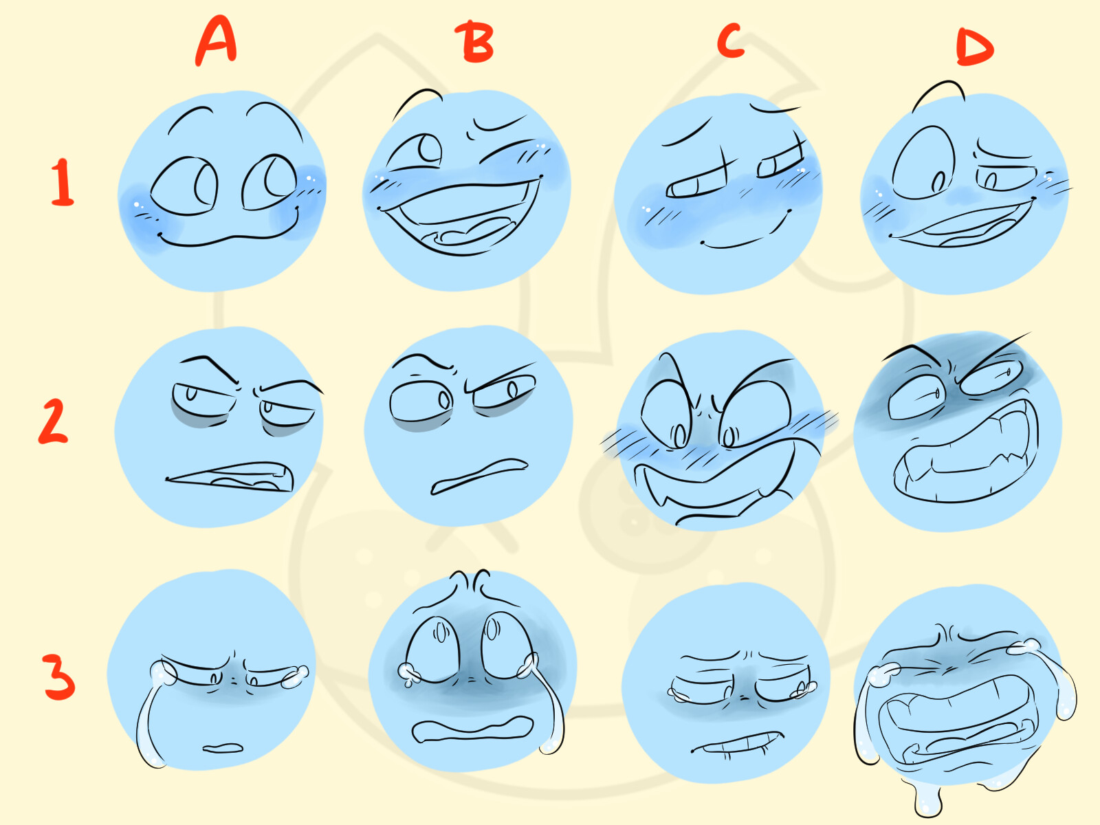 Dawn Expression Sheet