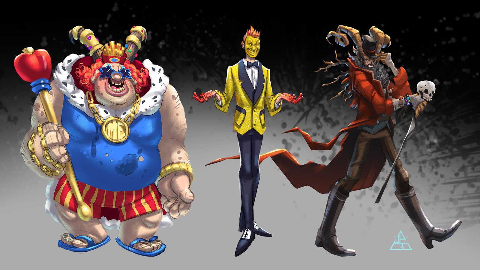 Plenty King, Mister Smiley and the Jolly Rambler - 3 of the pop culture demons encountered in the game.