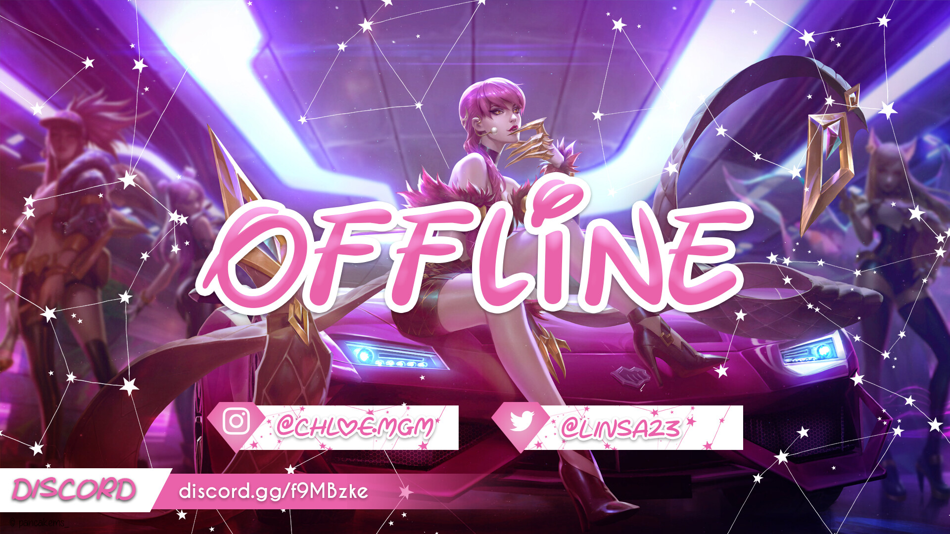 Artstation Overlay Twitch Emilia Nought