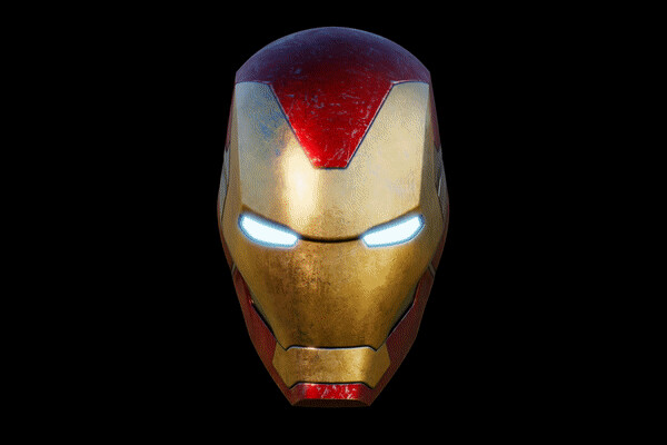 ArtStation - Iron Man Helmet Mark 85