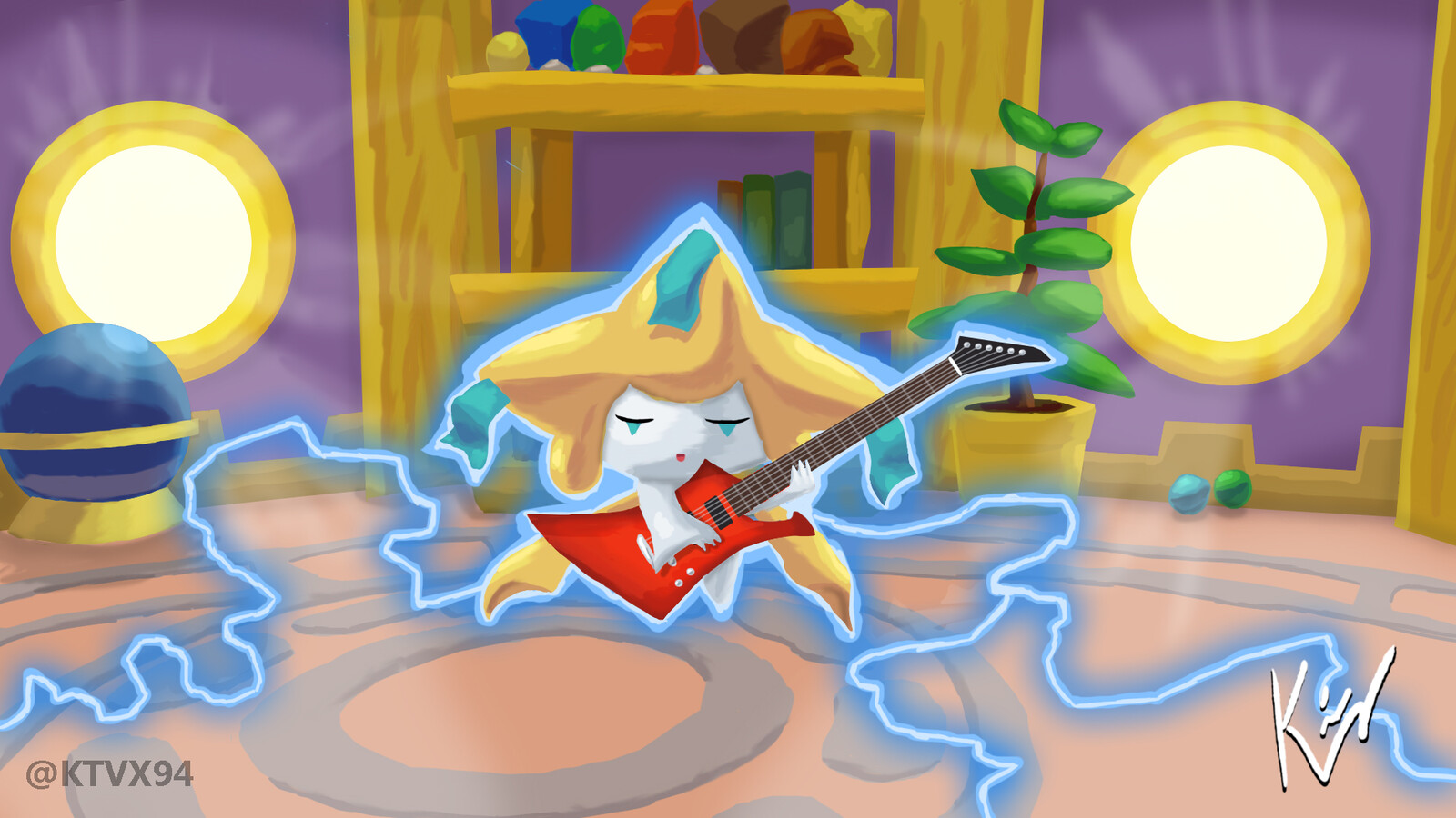 Artstation Jirachi Super Mystery Dungeon Fan Art Kevin Klein