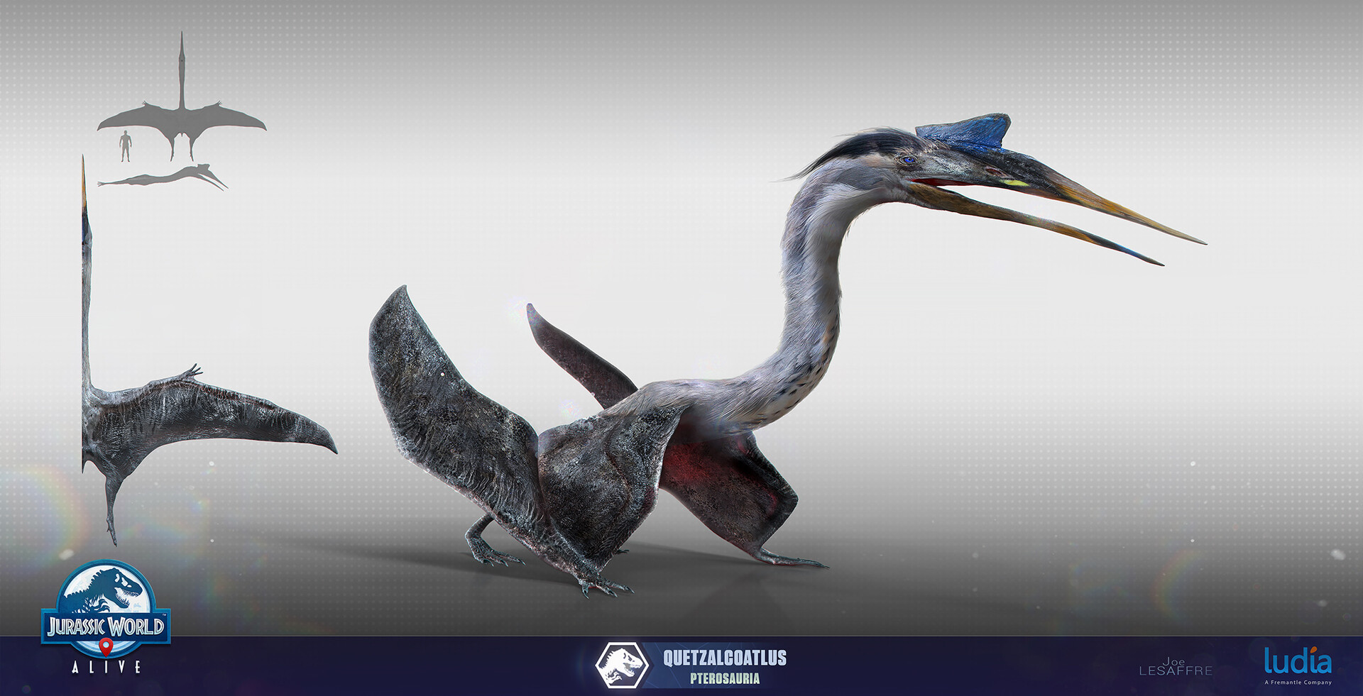 J. Lesaffre - Jurassic World : Pyroraptor / Quetzalcoatlus / Gryposuchus