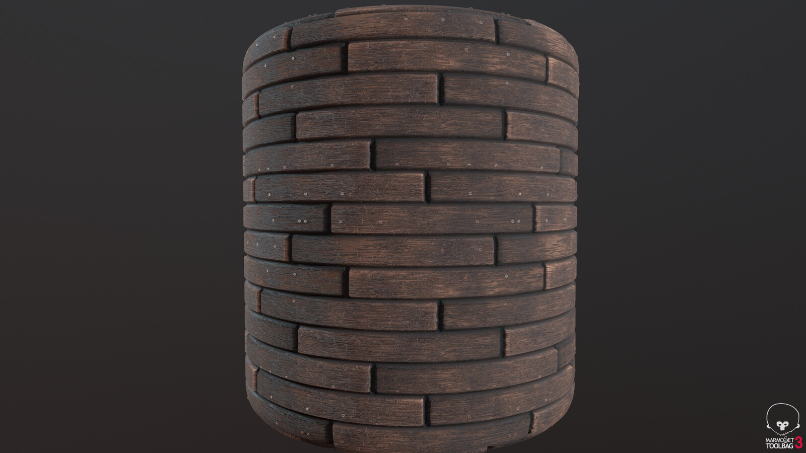 Testing out procedural materials (Rather simple screw and spline)
