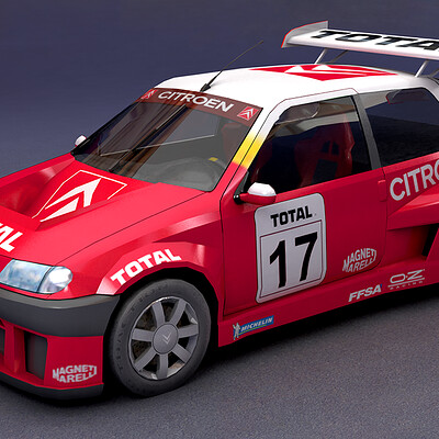 ArtStation - Citroen Saxo  game ready