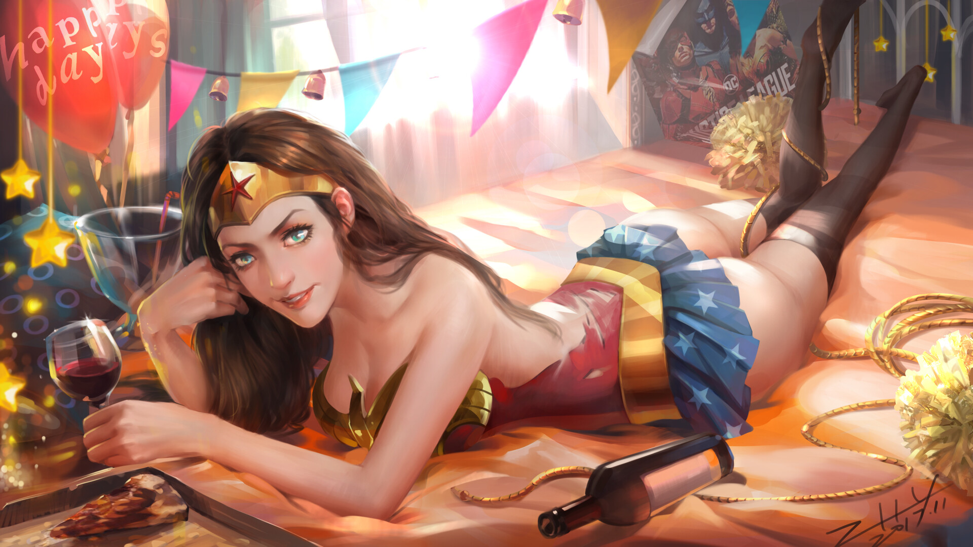 Wonder Woman by hanyang zhuang. 