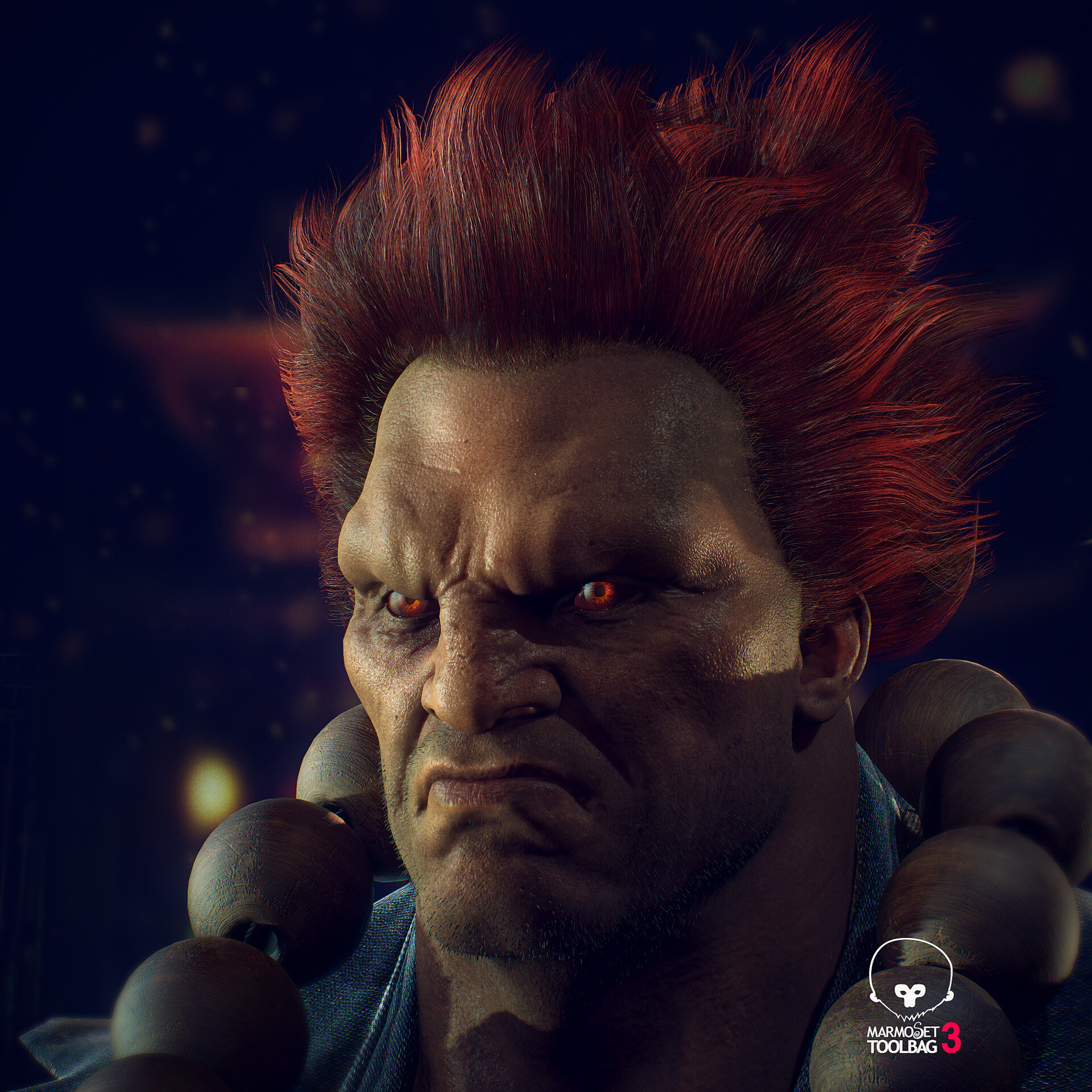 Artstation Akuma Real Time Denian Lopes