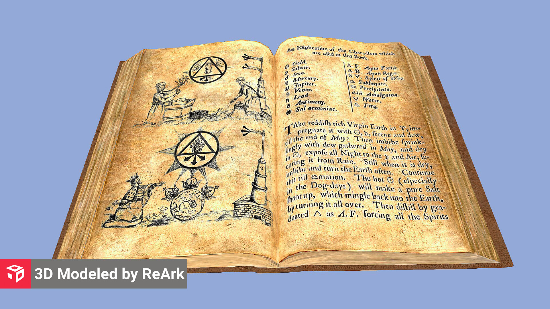 Artstation Open Book Reark 3d