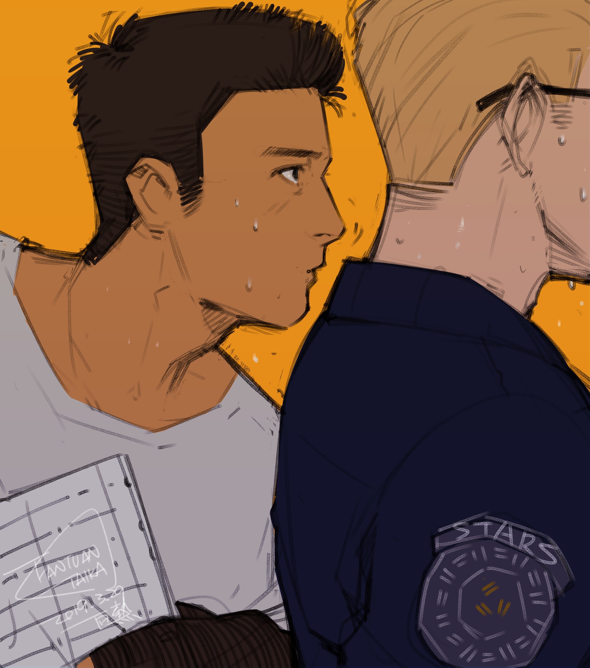 Wesker x Chris.