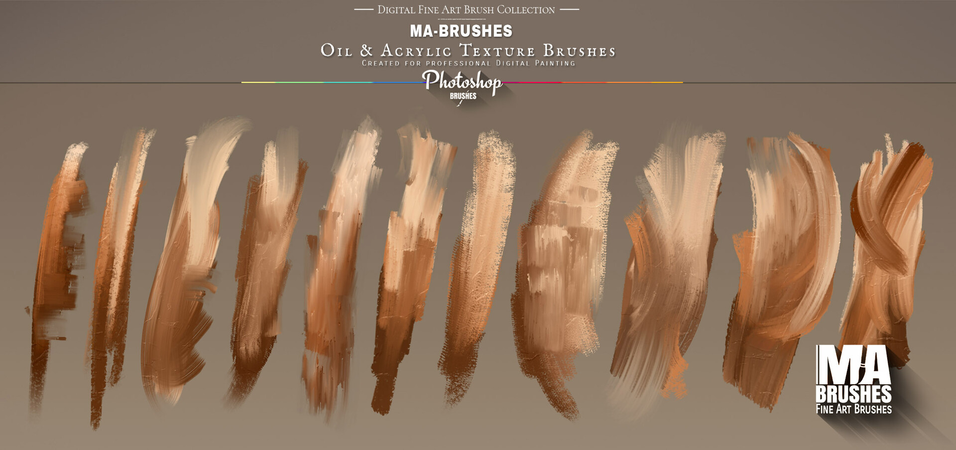 Concept Art and Photoshop Brushes - MA-BRUSHES - Most Realistic