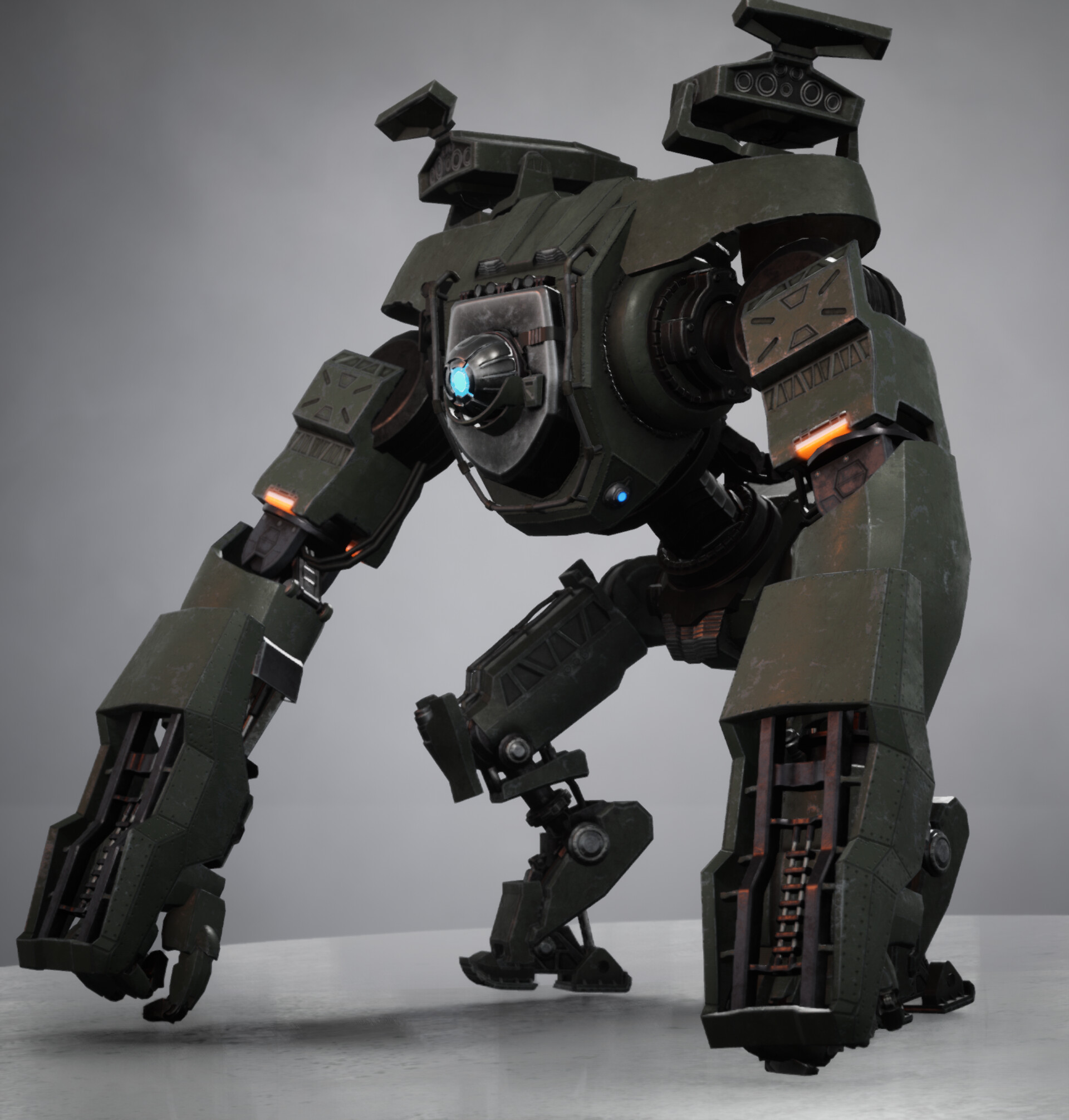 ArtStation Mech Vehicle Assignment (WIP)