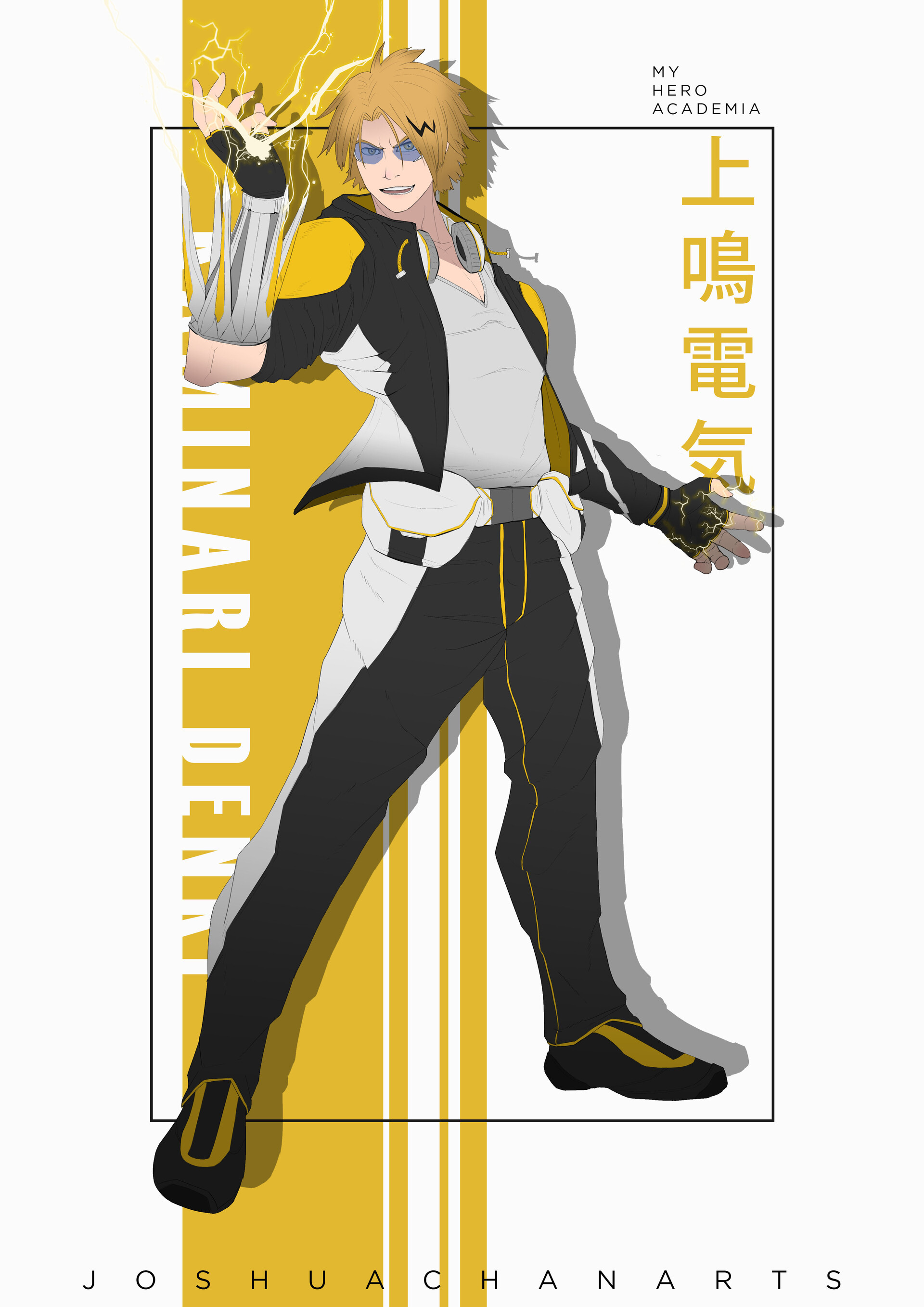 My Hero Academia Denki Kaminari Wallpaper For You Kaminari is not the sharpest tool in the shed, doing poorly in tests and often making a fool out of himself, especially. my hero academia denki kaminari