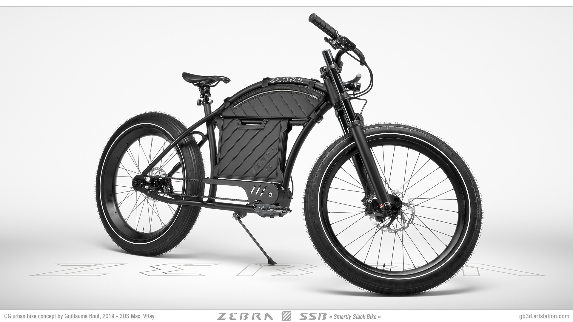 Artstation Urban Bike Concept Zebra Ssb Smartly Slack Bike