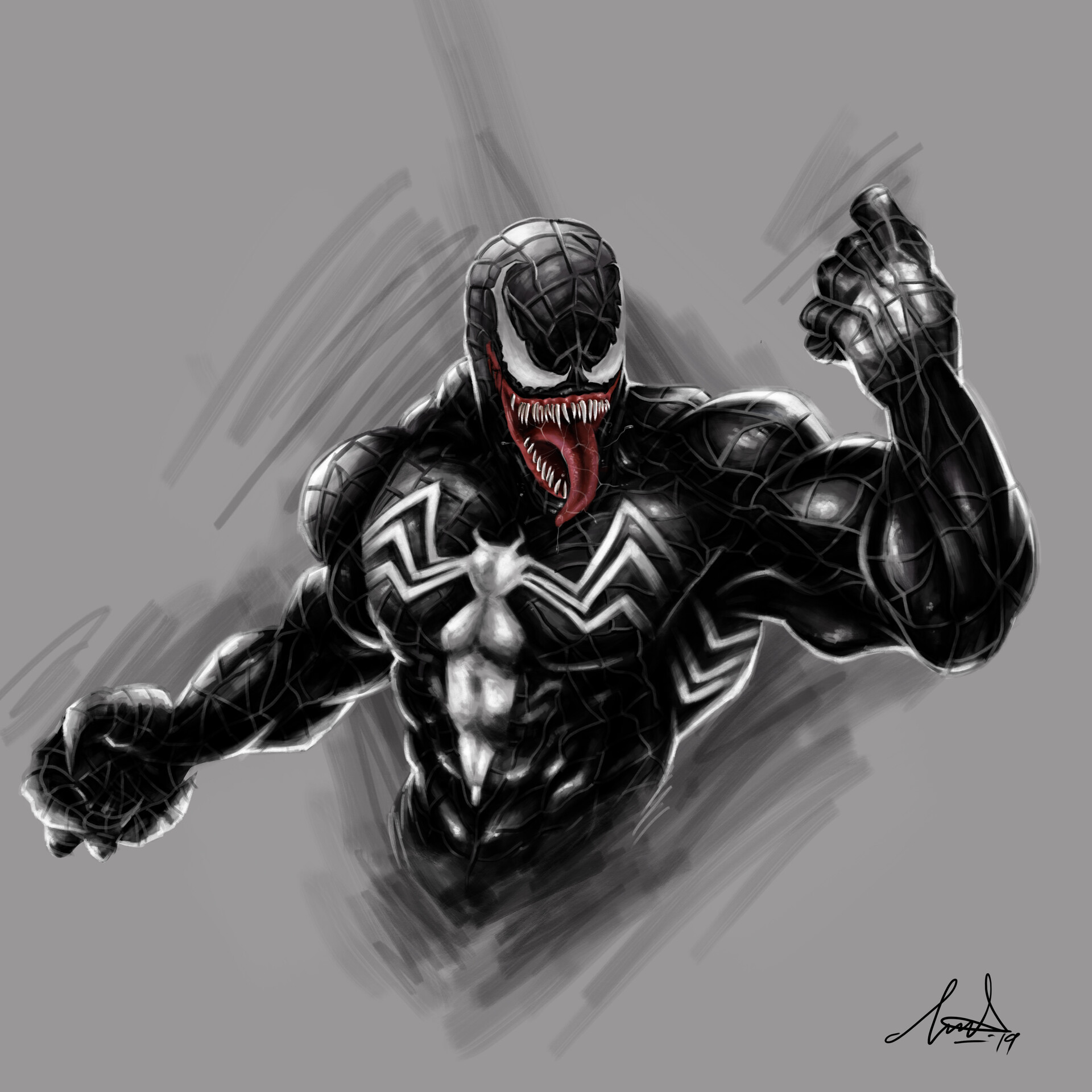 ArtStation - Venom Spiderman 3