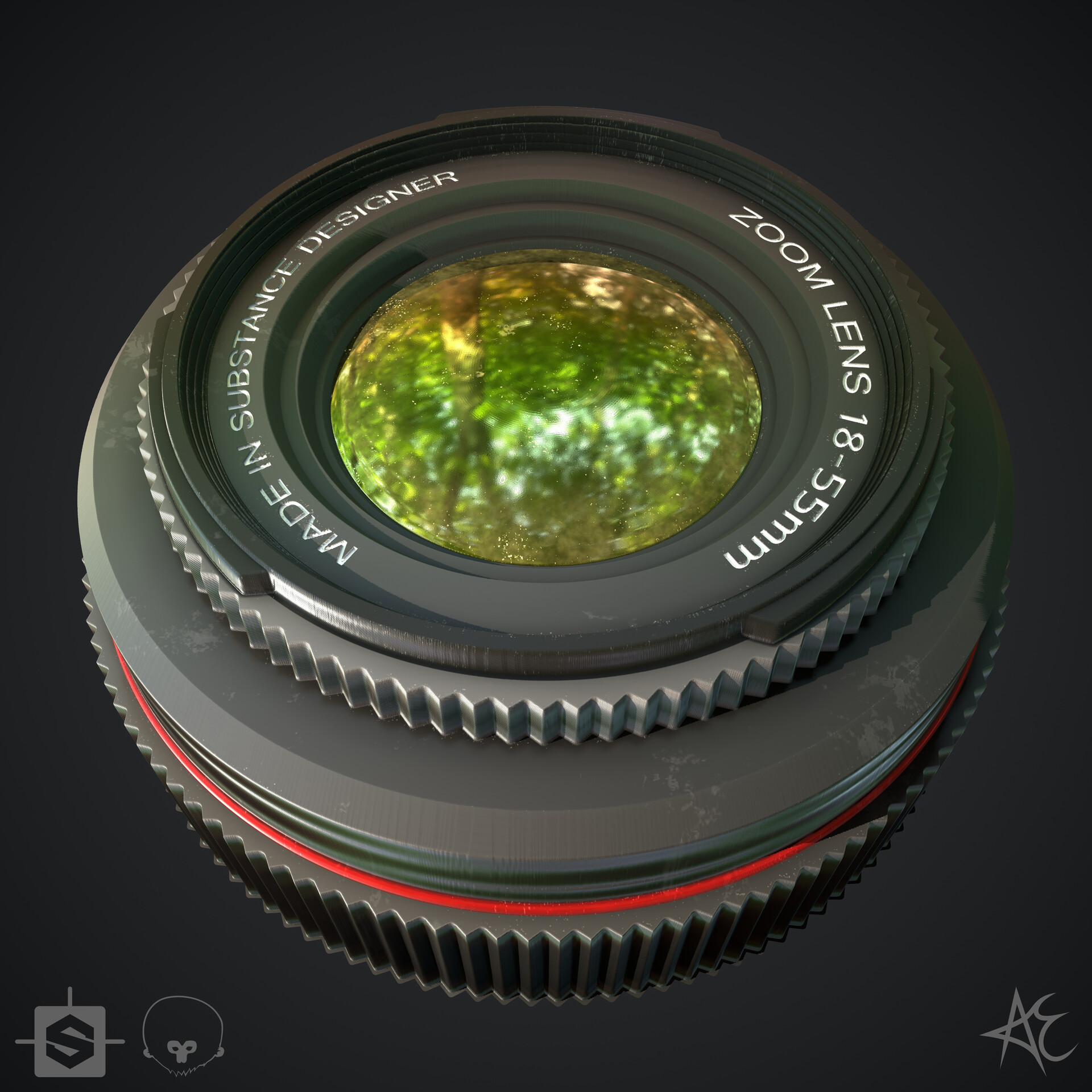 Antonio Erb Camera Lens (Substance Designer)