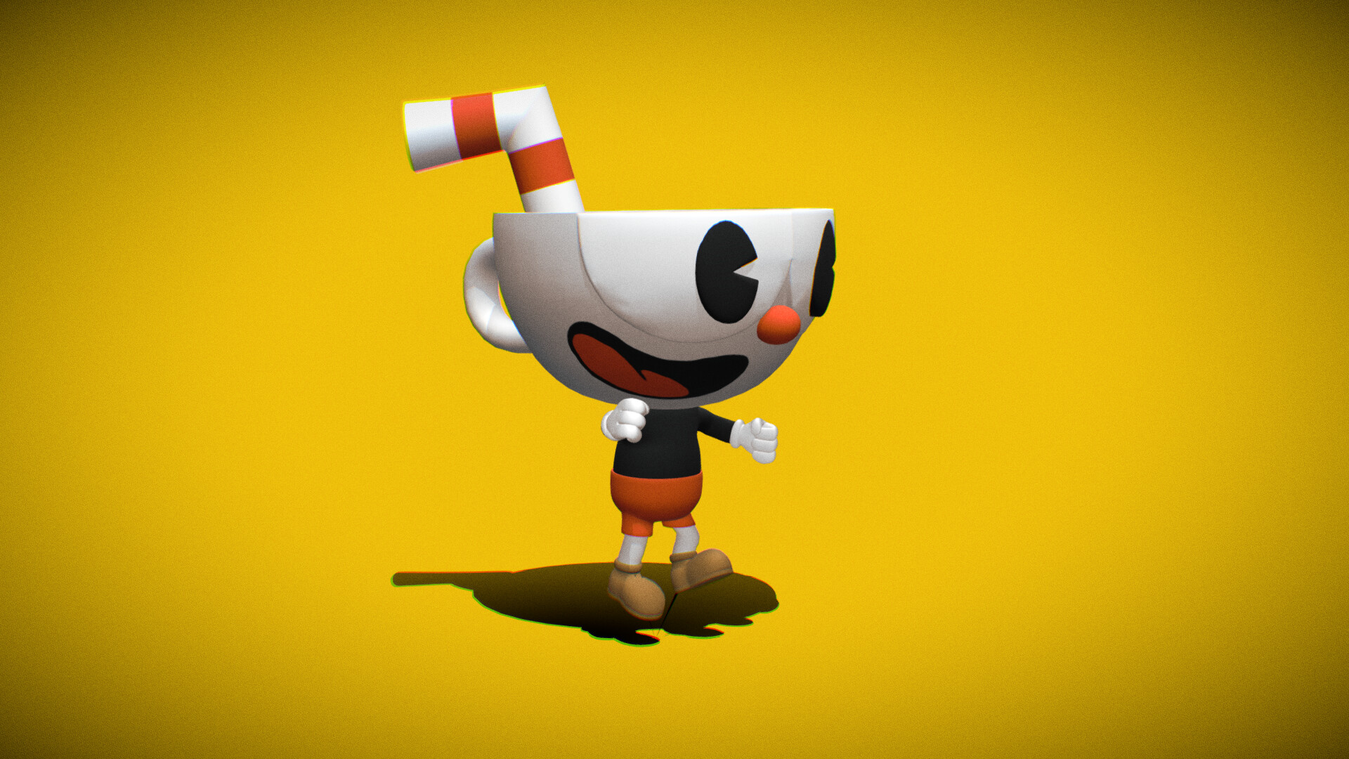 artstation cuphead chibi animated
