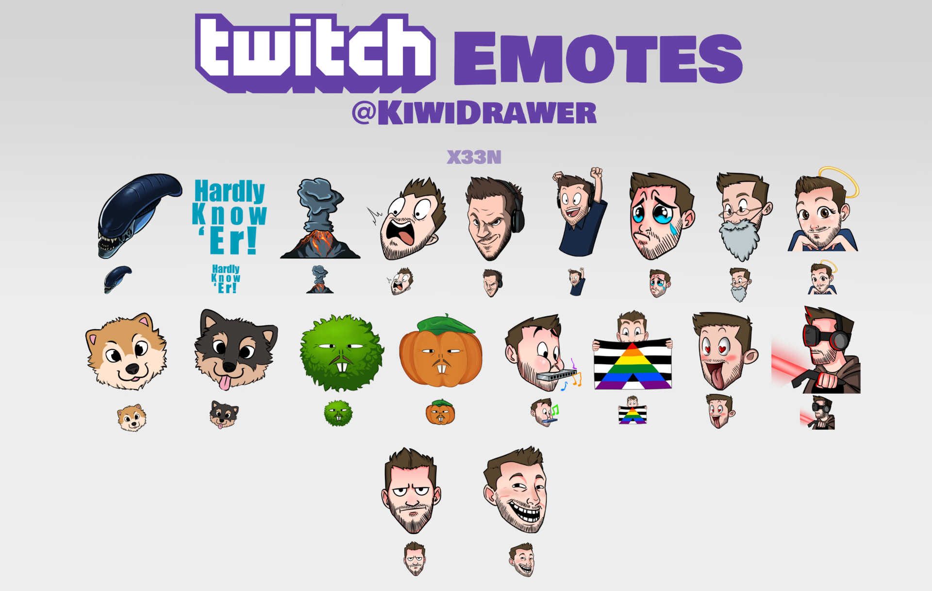 Twitch emote commissions.