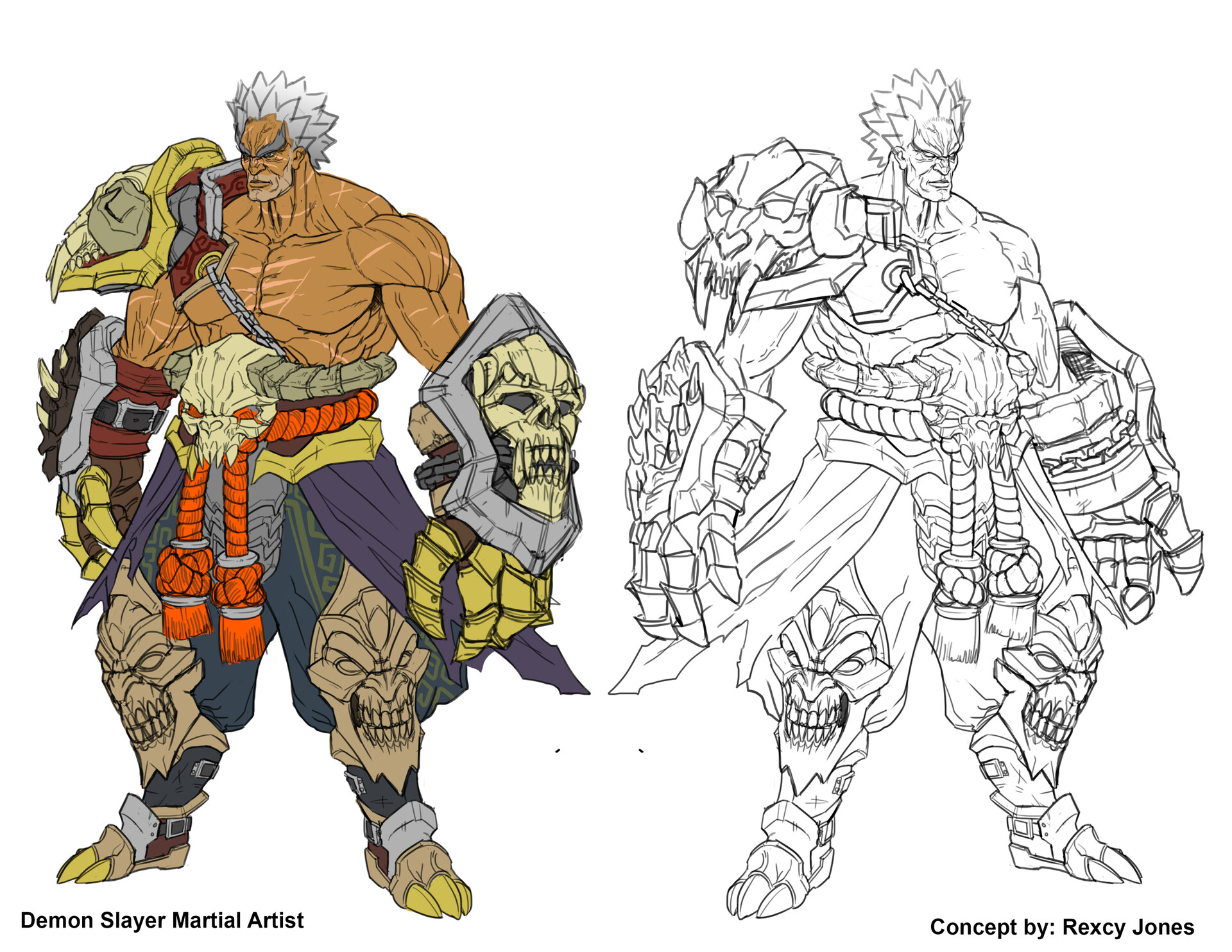 Artstation Demon Slayer Fighter Class In Progress Rexcy Jones Ricablanca There is also a team of demon slayers who are being the guards of humanity against those of immortal and evil creatures. artstation demon slayer fighter