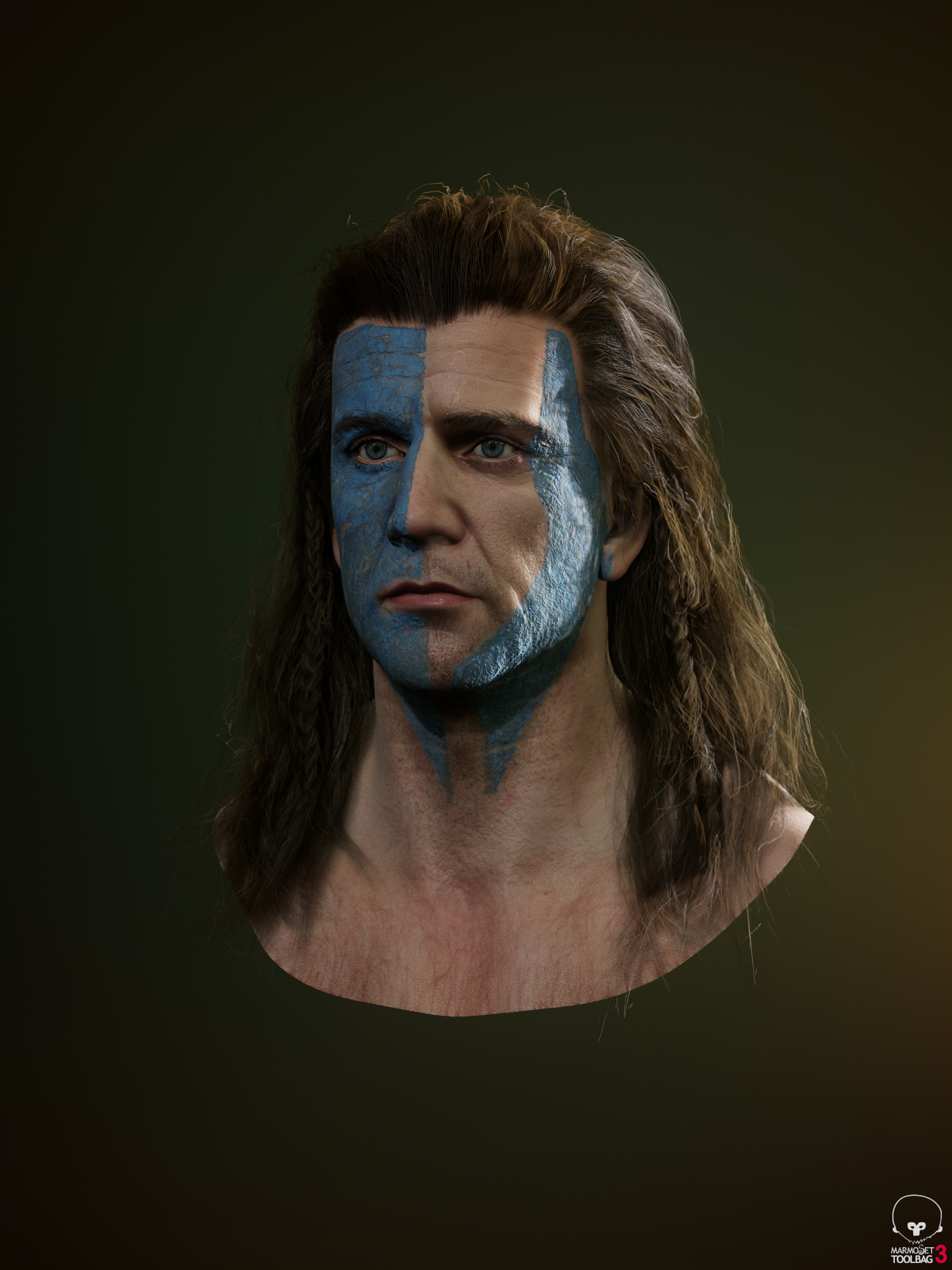 braveheart real time head and hair