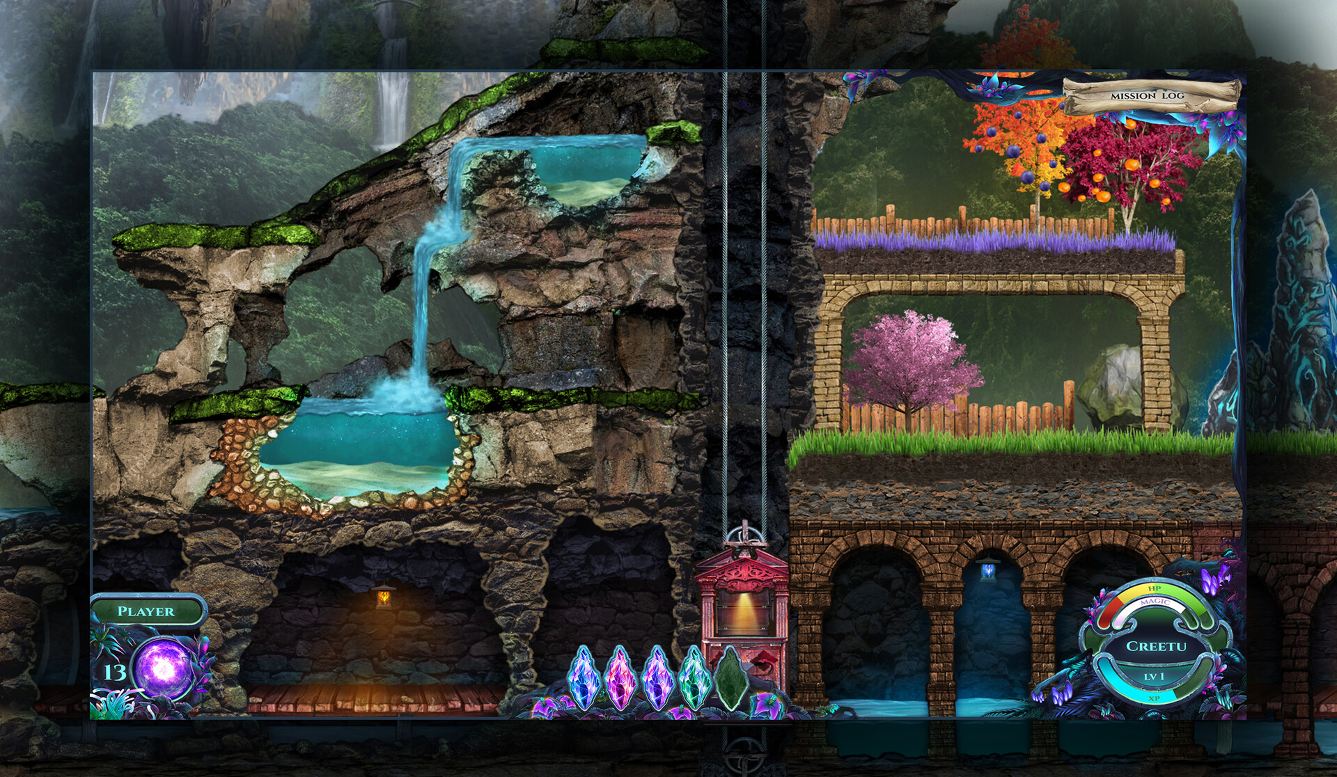 Artstation Ui Level Design Wip 2d Game Teaser Jc Art Design