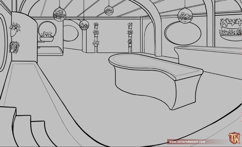Kitchen lines.
