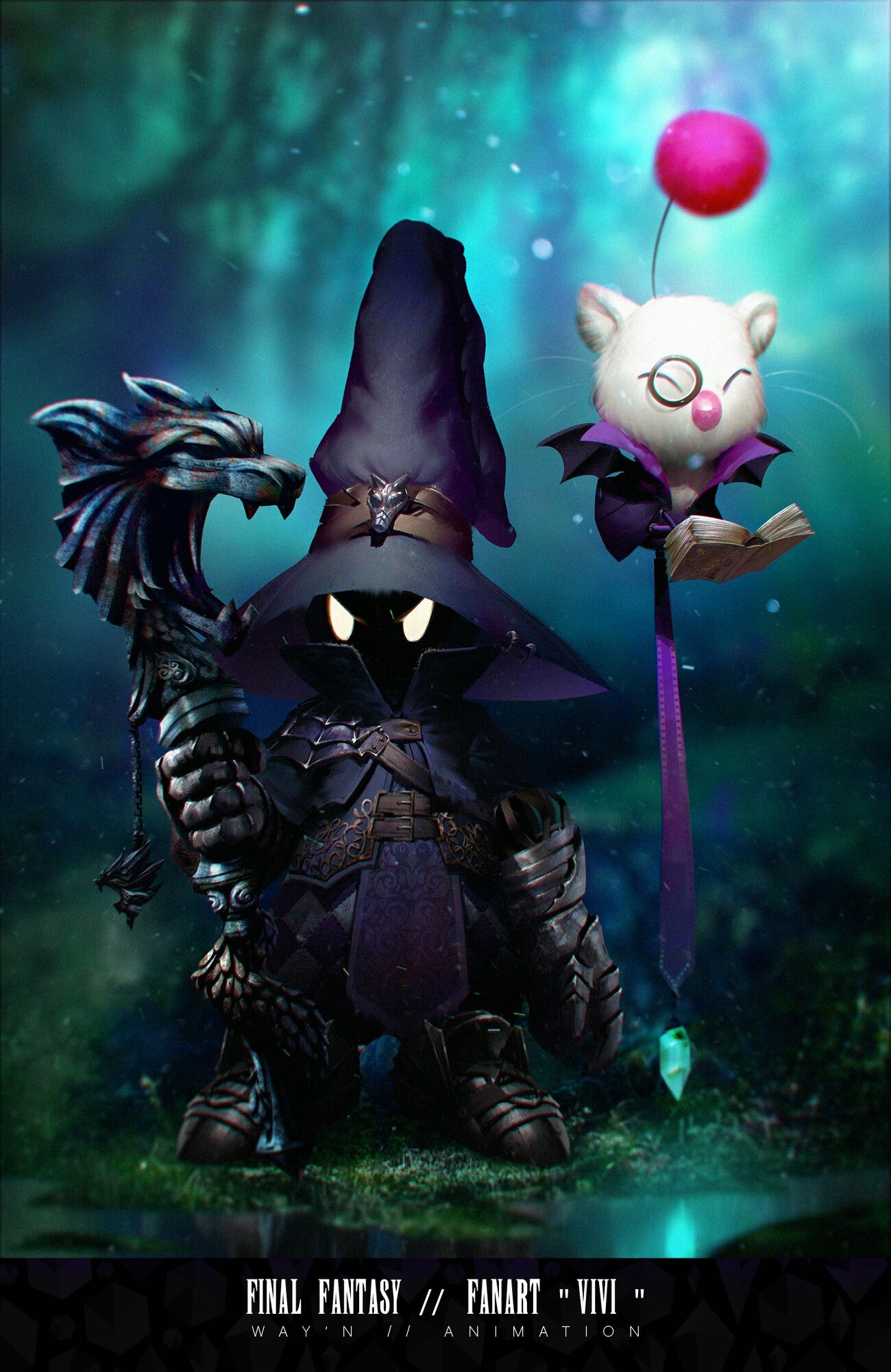 Artstation Vivi Ornitier Mog As Pet Warren Yves Le Gat