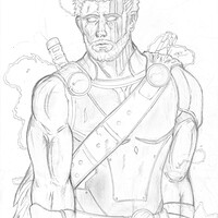 Artstation Final Fantasy 7 Cloud Strife Pencil Sketch Yusuf Khanzada