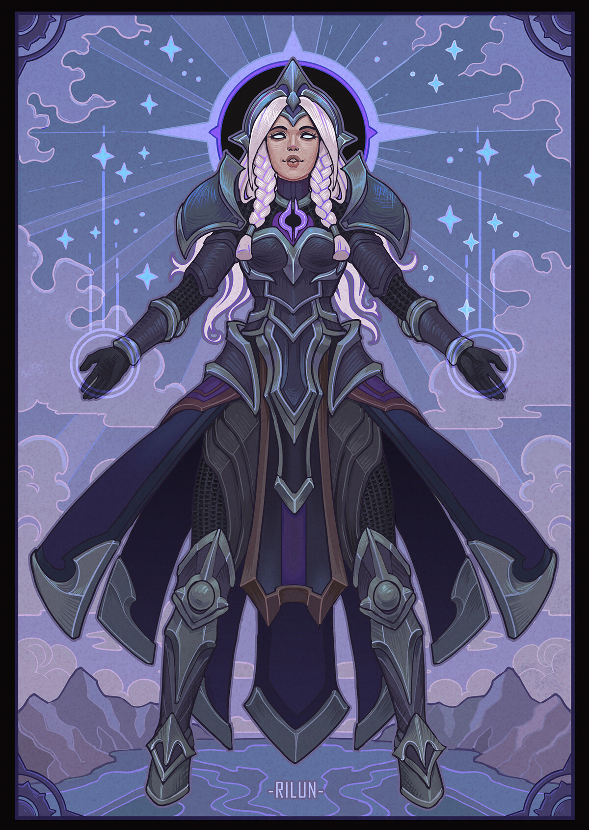 ArtStation - Lunar Eclipse Leona, Ruslana Gus