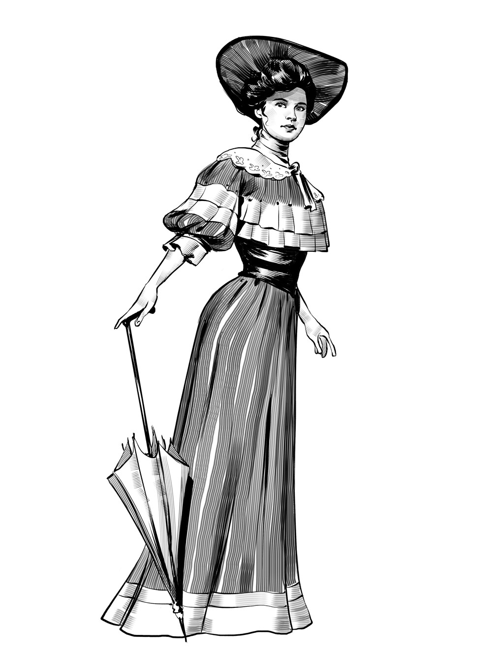 Upper class lady