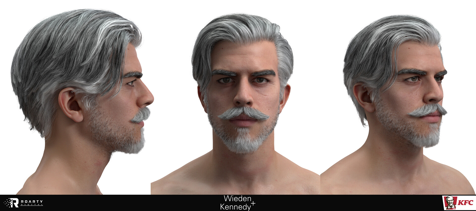 Artstation Kfc Colonel Sanders Roarty Digital
