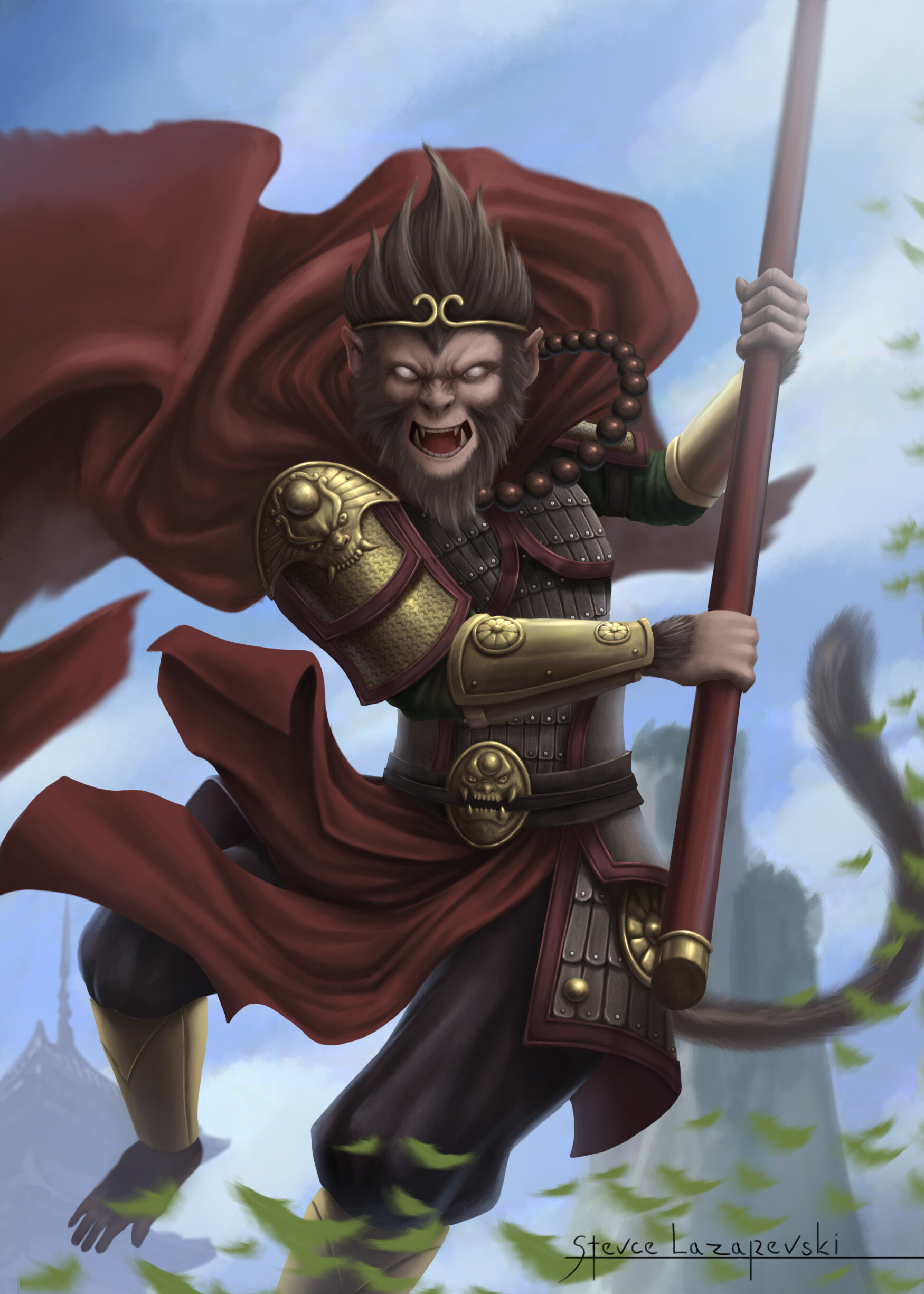 Artstation Sun Wukong Stevce Lazarevski Artstation Sun Wukong Stevce Lazarevski