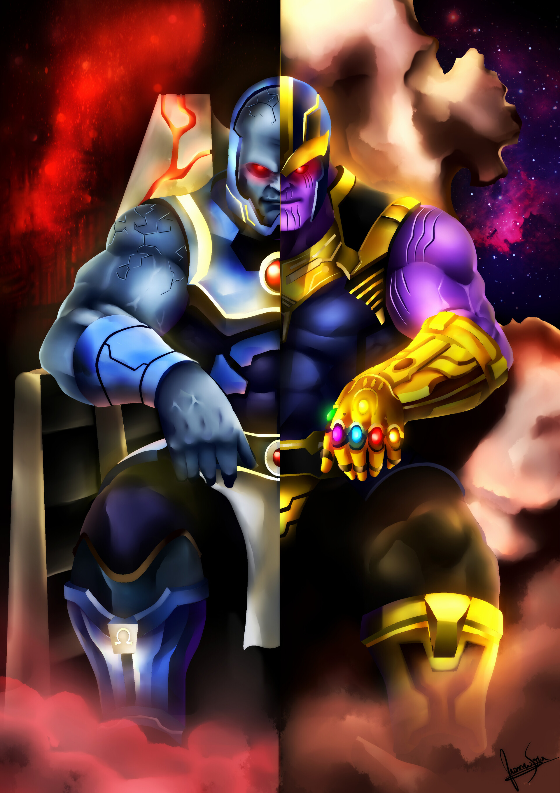 Fr4an_✎ - Darkseid Vs Thanos... DC Vs Marvel