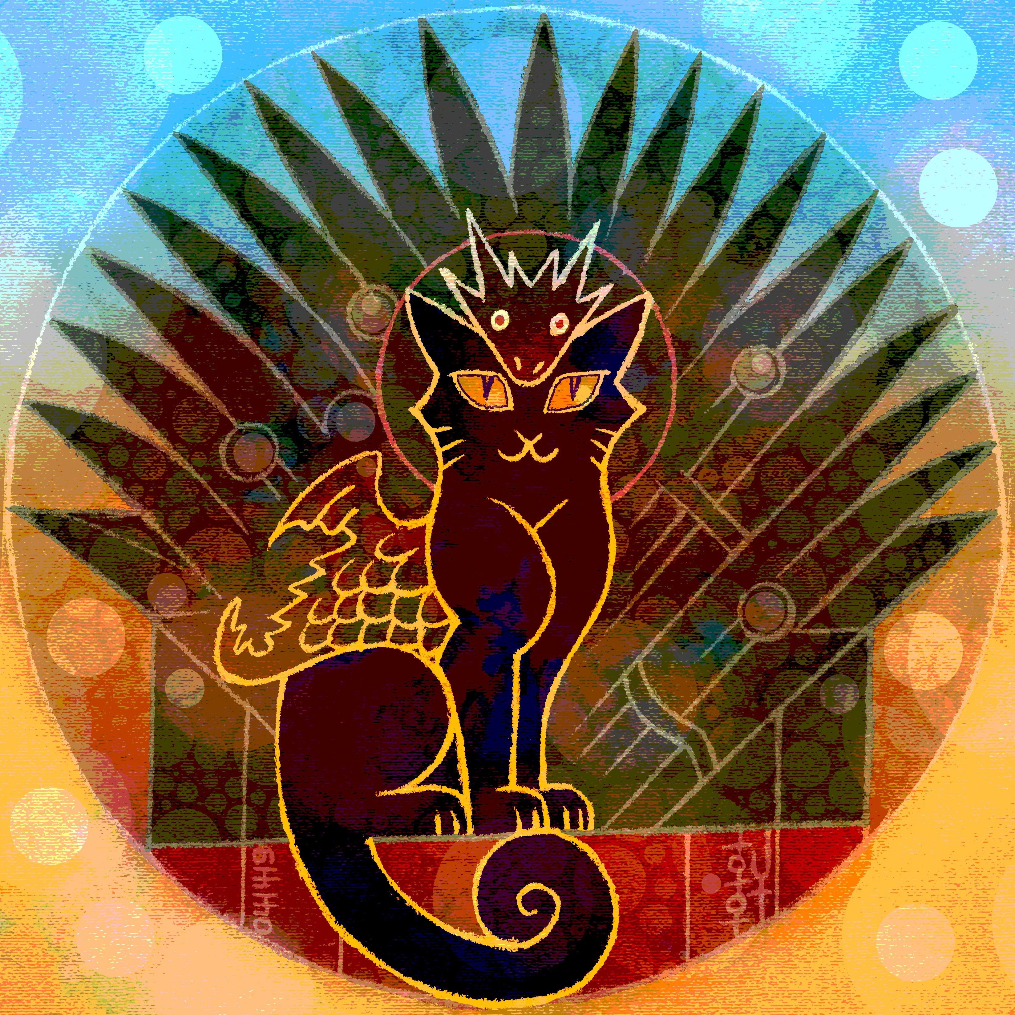 Ser Pounce on the Iron Throne