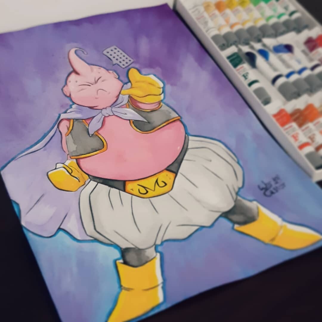 ArtStation - Majin boo from Dragon ball z