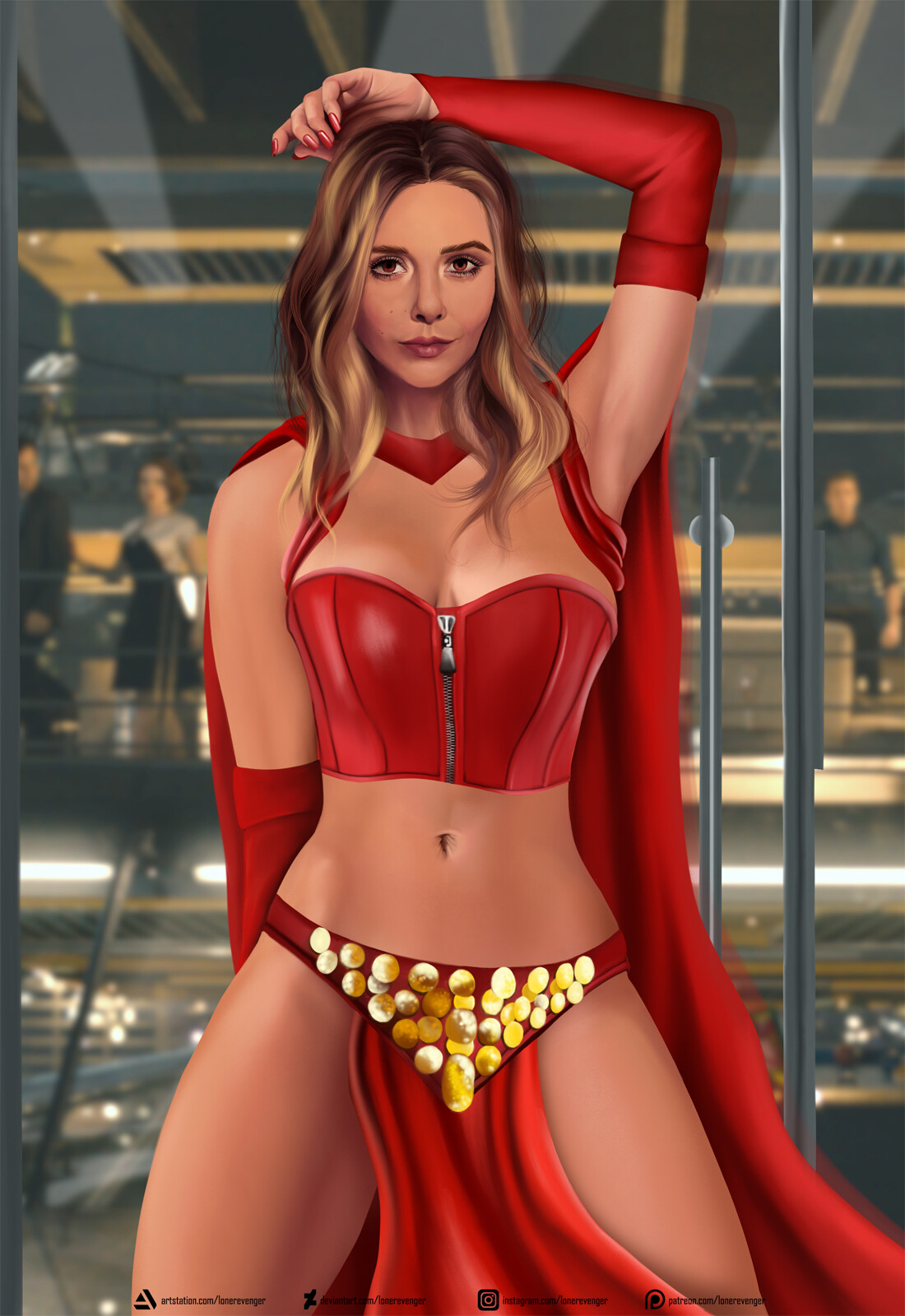 scarlet witch hot.